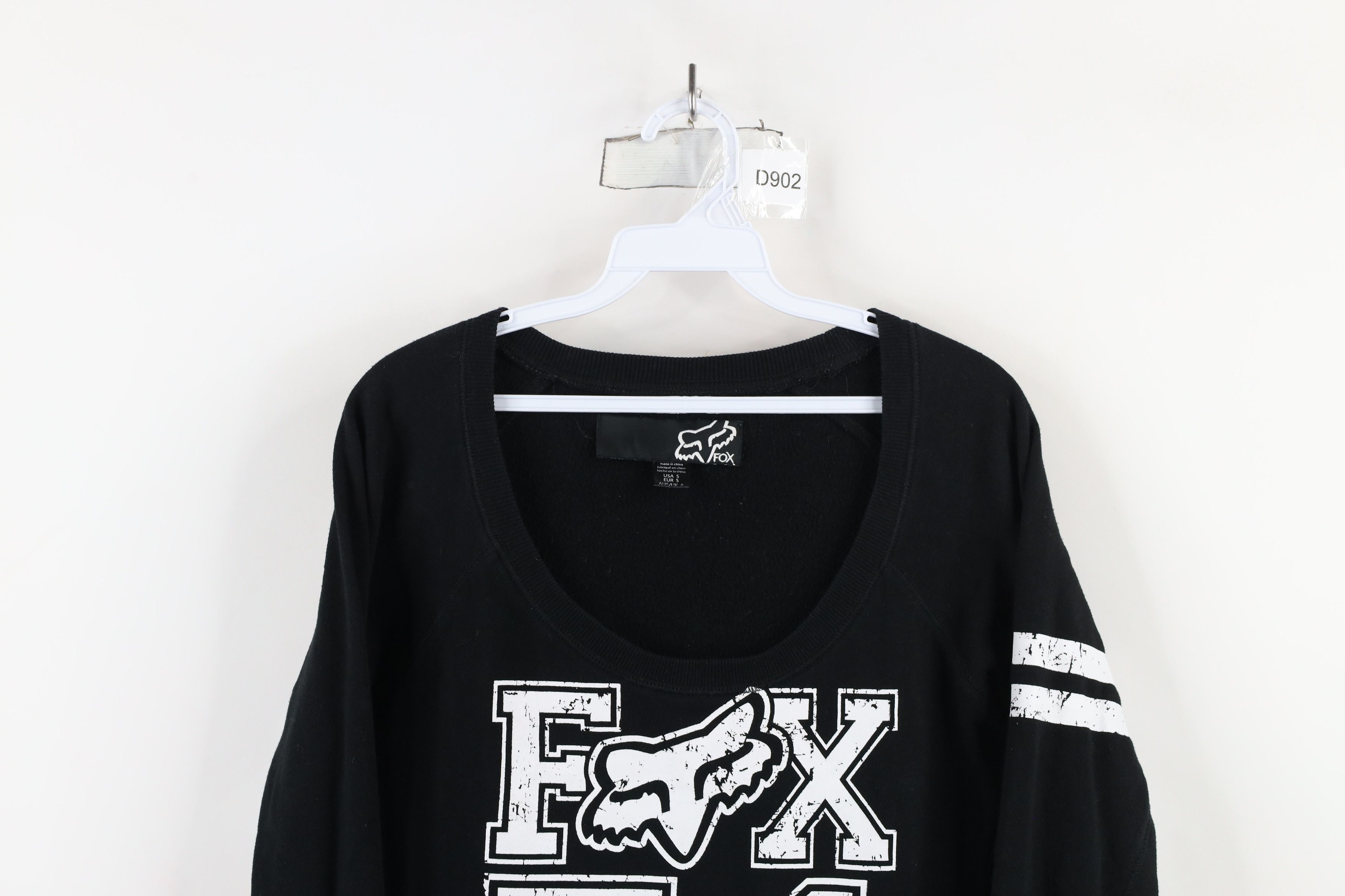 Fox Racing × Vintage Vintage Fox Racing Spell Out Big Logo Scoop Neck Sweatshirt Size S / US 4 / IT 40 - 2 Thumbnail