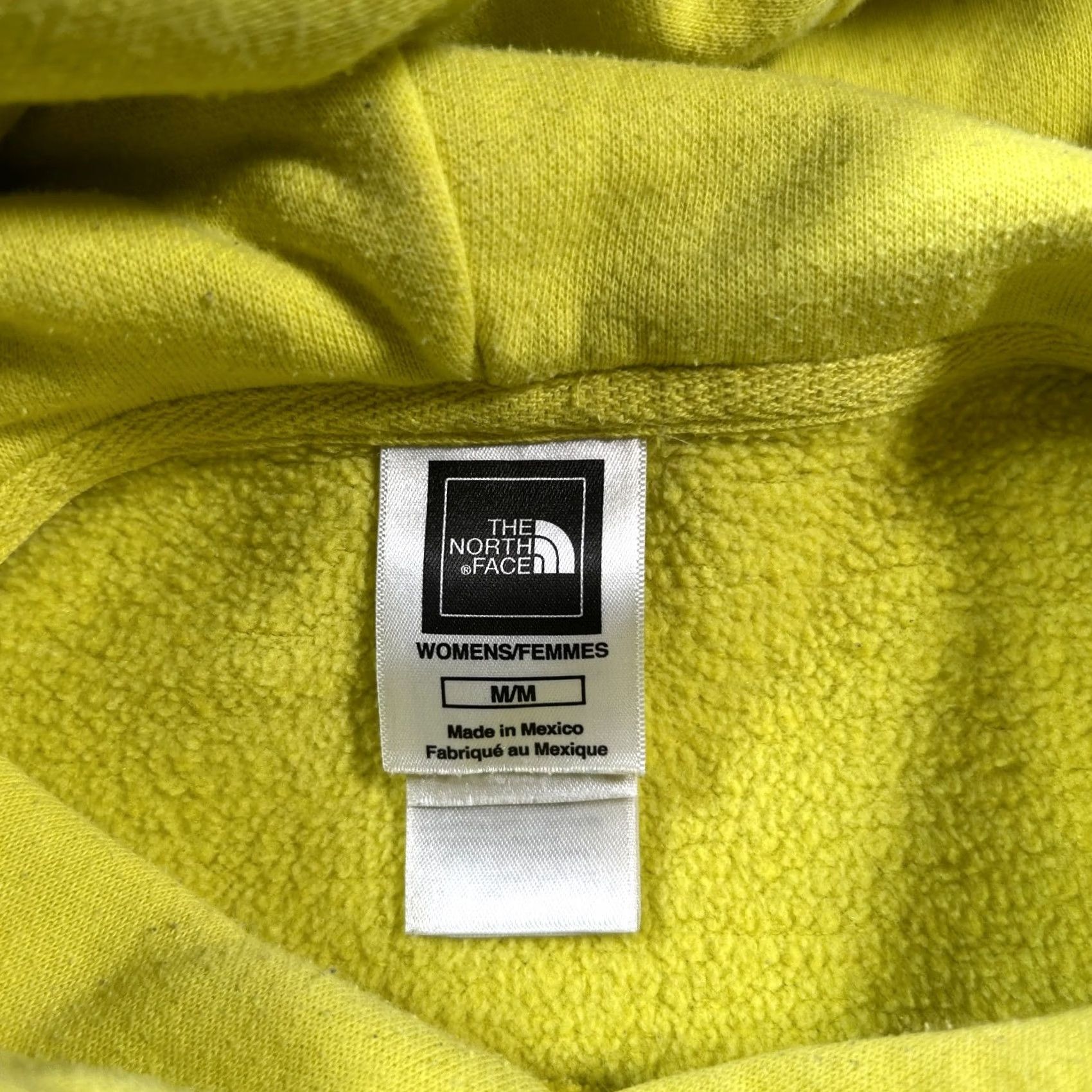 The North Face VINTAGE? No. The North Face Hoodie Womens M Lemon Yellow Logo Fleece Lined Sweatshirt Size M / US 6-8 / IT 42-44 - 3 Thumbnail