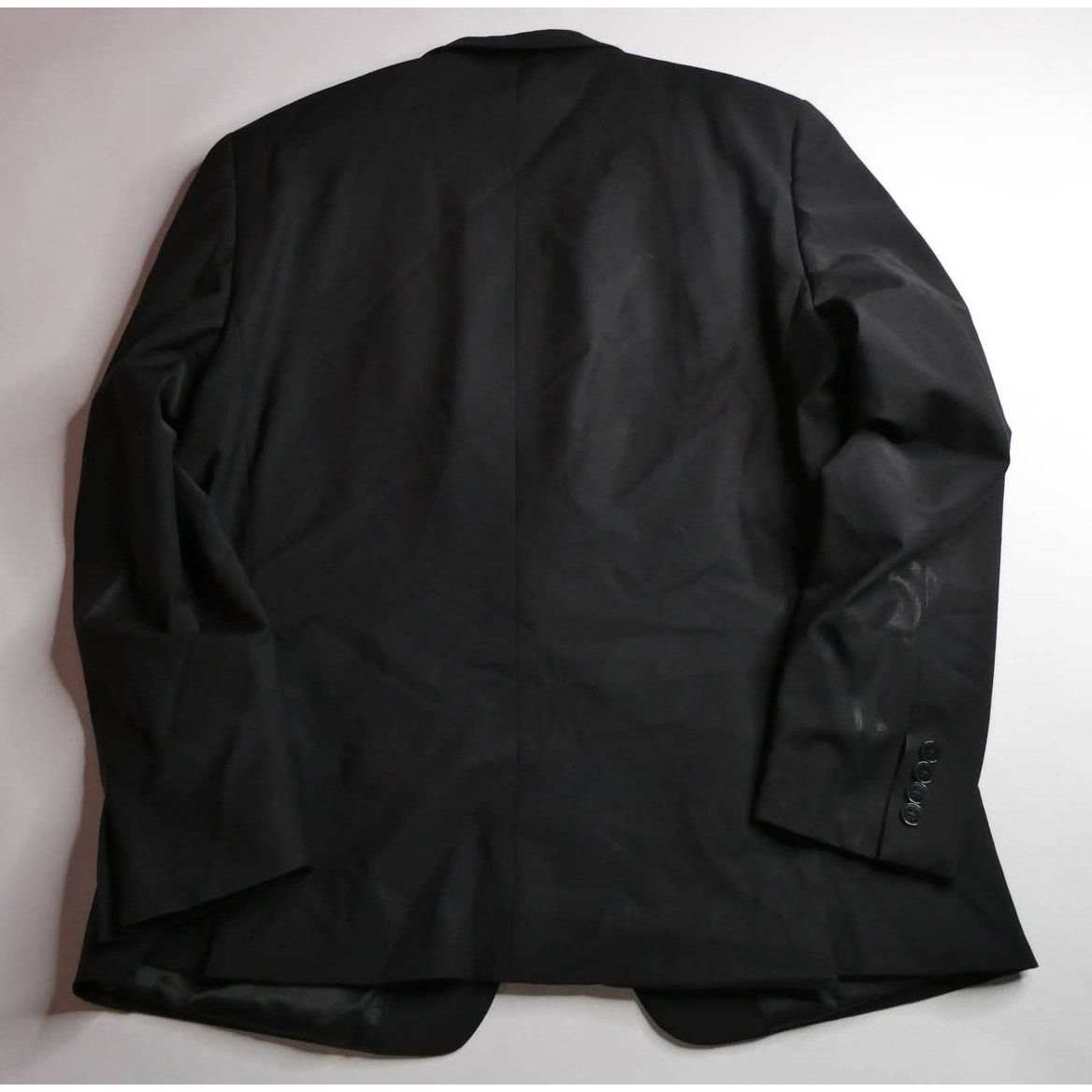 Calvin Klein CALVIN KLEIN sharkskin blazer sport coat, 46R, black Size 46R - 3 Thumbnail