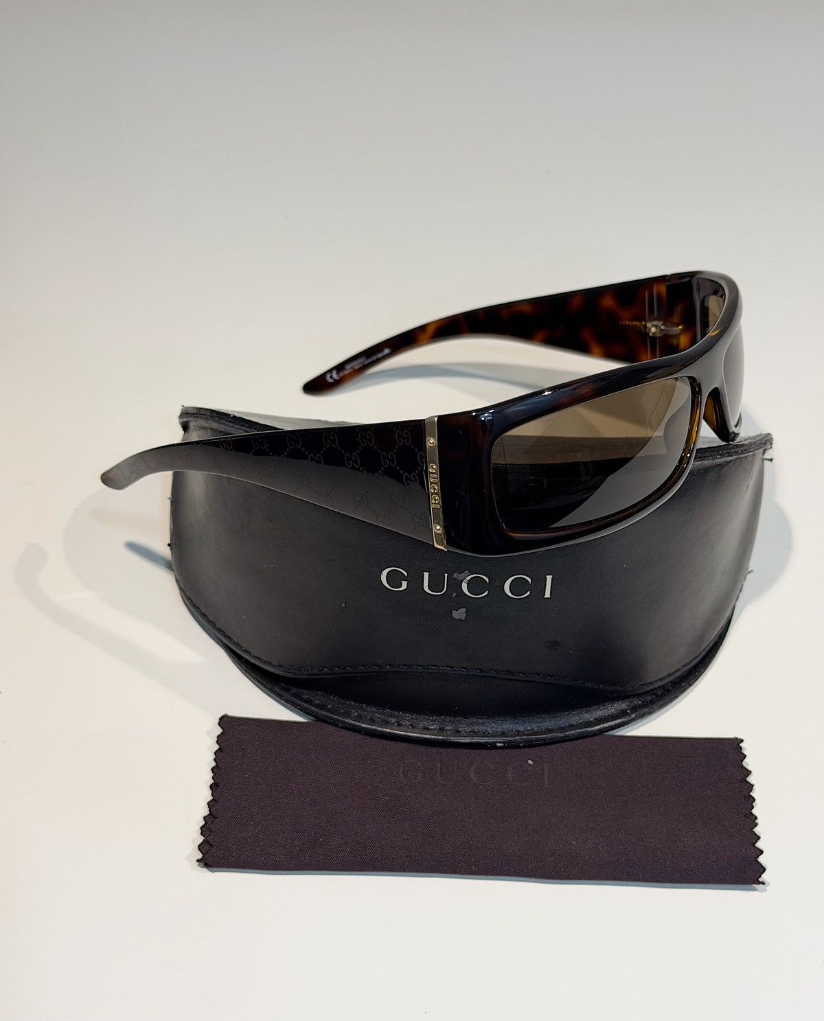 Gucci GUCCI Tom Ford FW 2004 Logo Slim Sunglasses GG1564/S Demna Size ONE SIZE - 11 Thumbnail