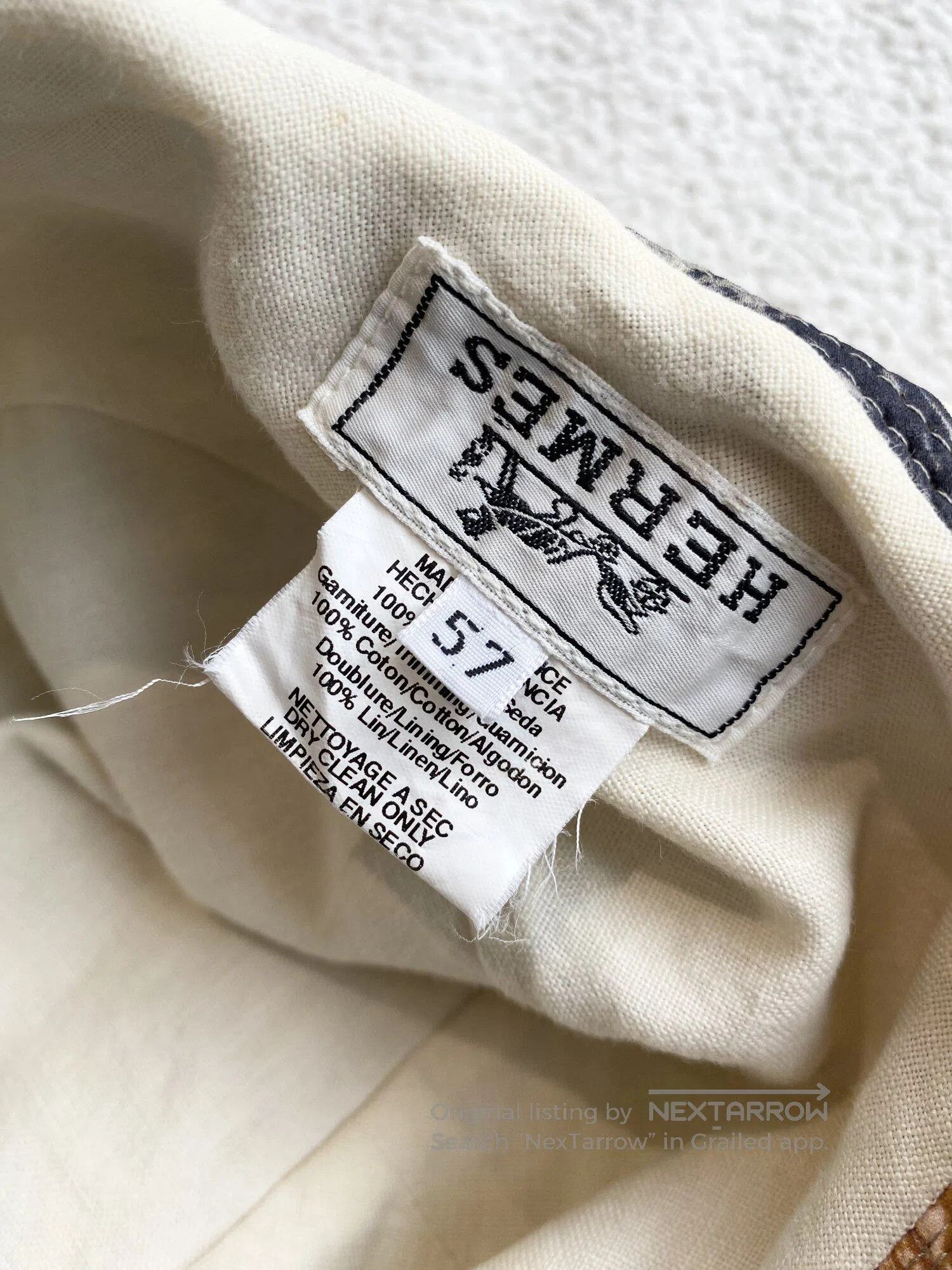 Hermes Hermes Size 57 Holiday patchwork bucket hat| Size ONE SIZE - 5 Thumbnail