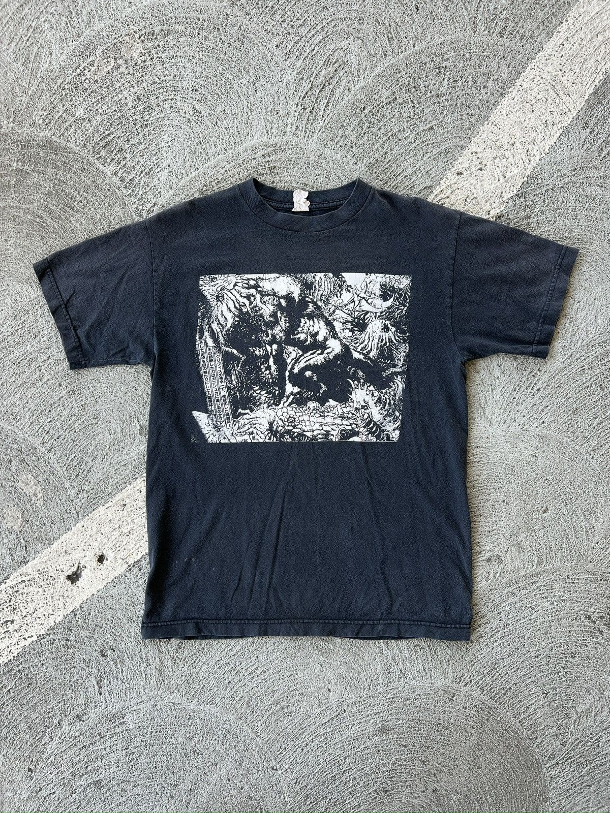 Other Vintage Hordes Band Tee Hardcore Punk Faded Black Size US M / EU 48-50 / 2 - 1 Thumbnail