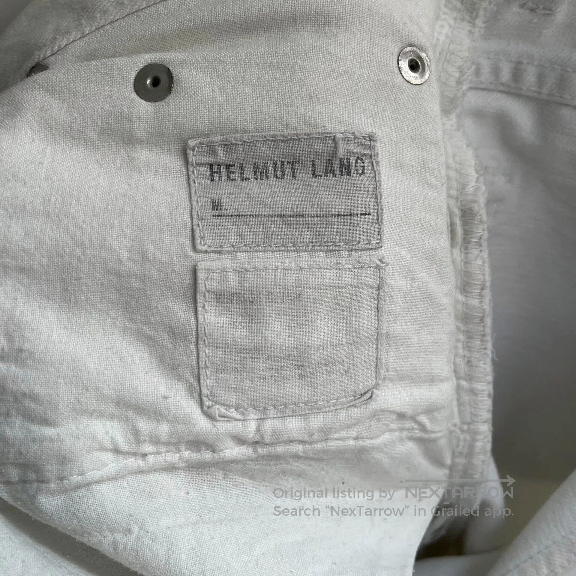 Helmut Lang helmut lang tire print denim jeans. Size US 29 - 4 Thumbnail