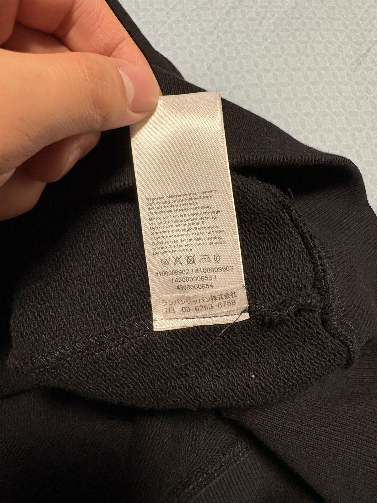 Lanvin Lanvin Embroidered Logo Hoodie Size US L / EU 52-54 / 3 - 7 Thumbnail