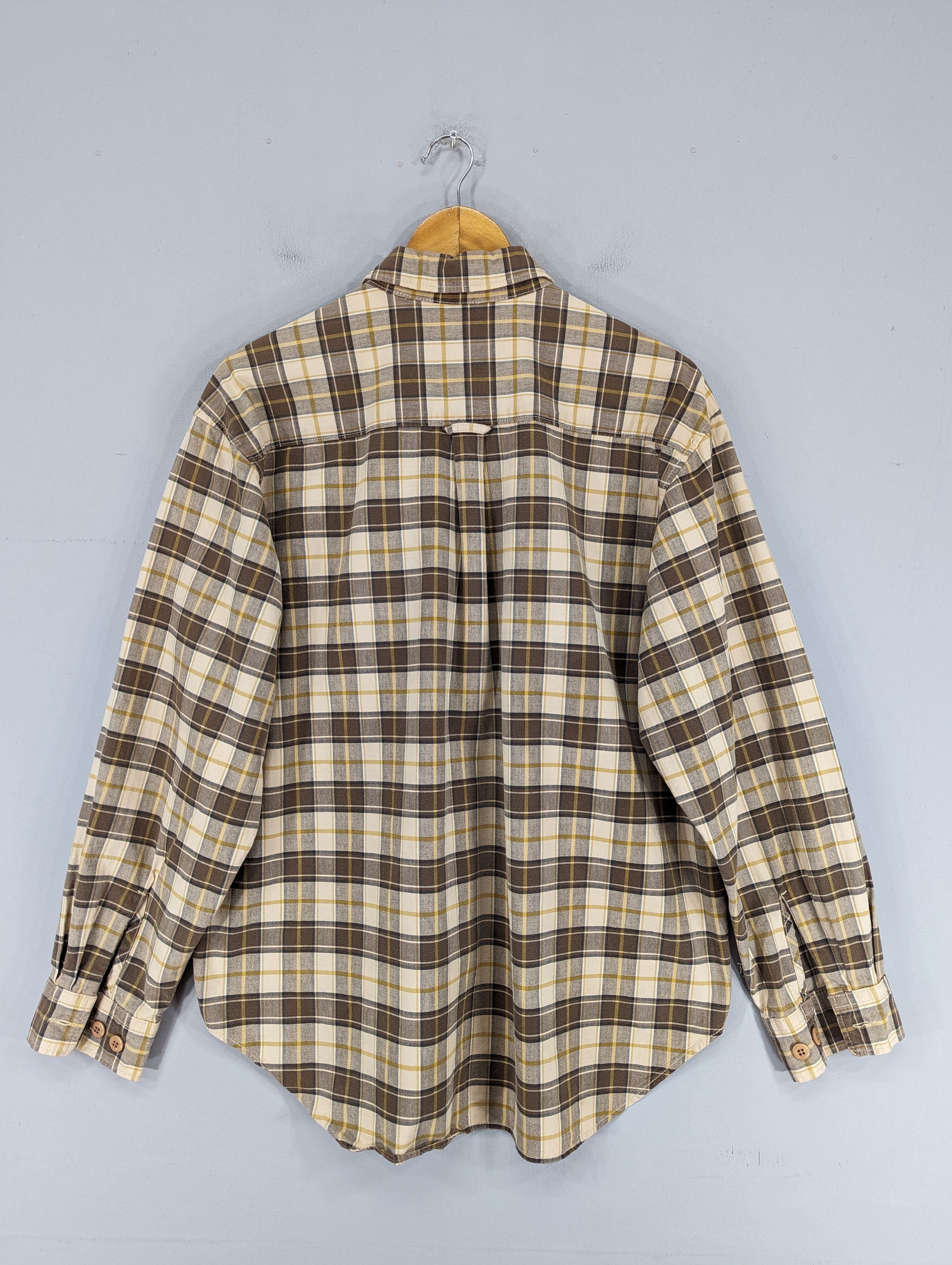 Flannel 🔥RARE🔥Vintage 90s Lipstar Checkered Box Flannel Shirt Size US L / EU 52-54 / 3 - 7 Thumbnail