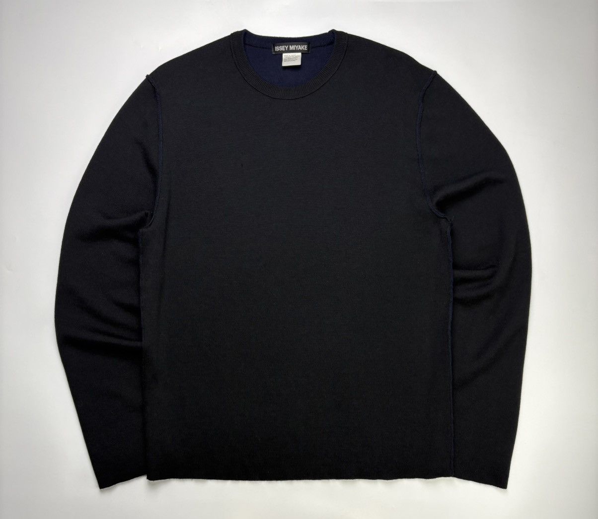 Issey Miyake Main Line Issey Miyake Wool Reversible Knit Sweater Size US L / EU 52-54 / 3 - 1 Thumbnail