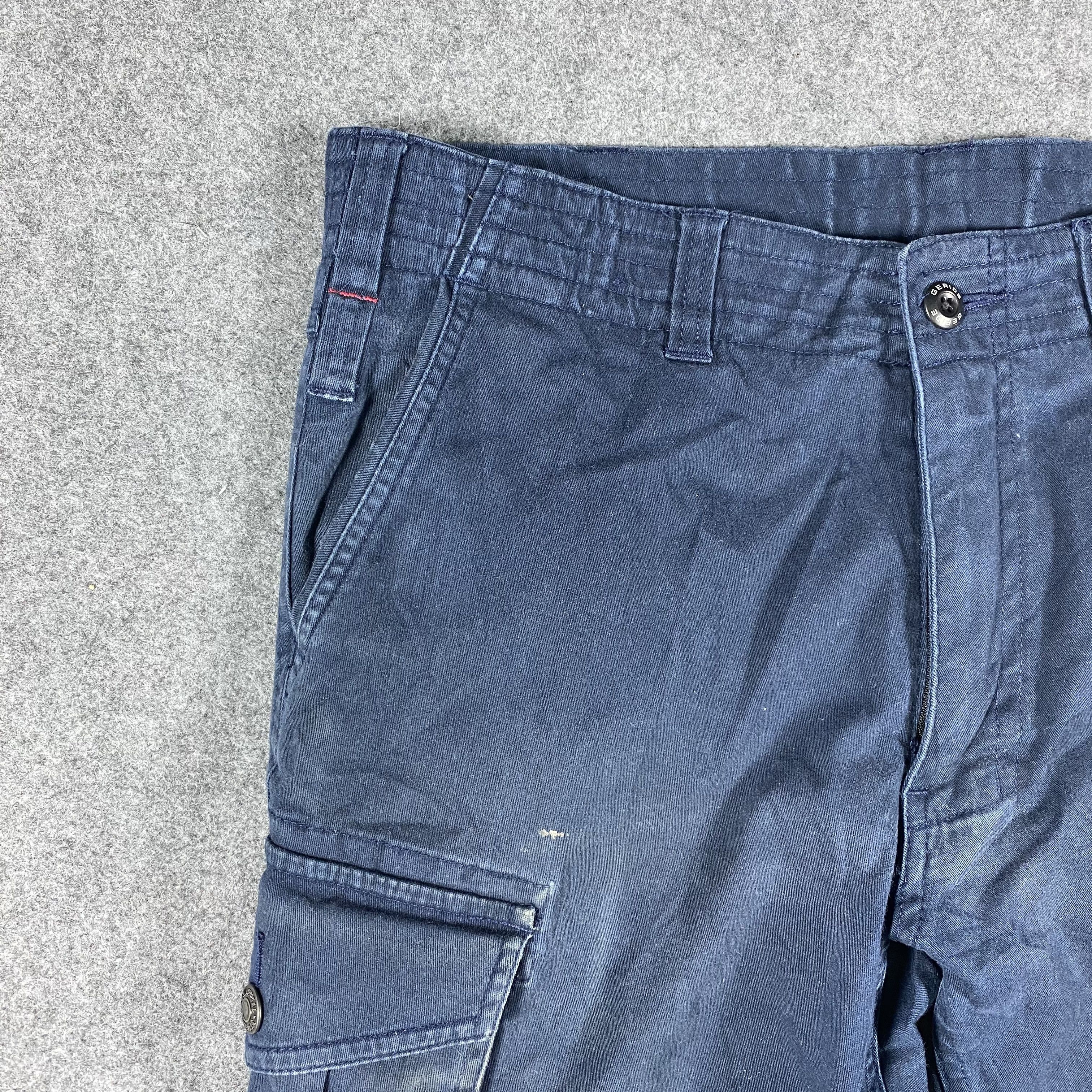 Japanese Brand Geride Faded Multipocket Tactical Cargo Pants Size US 32 / EU 48 - 2 Thumbnail