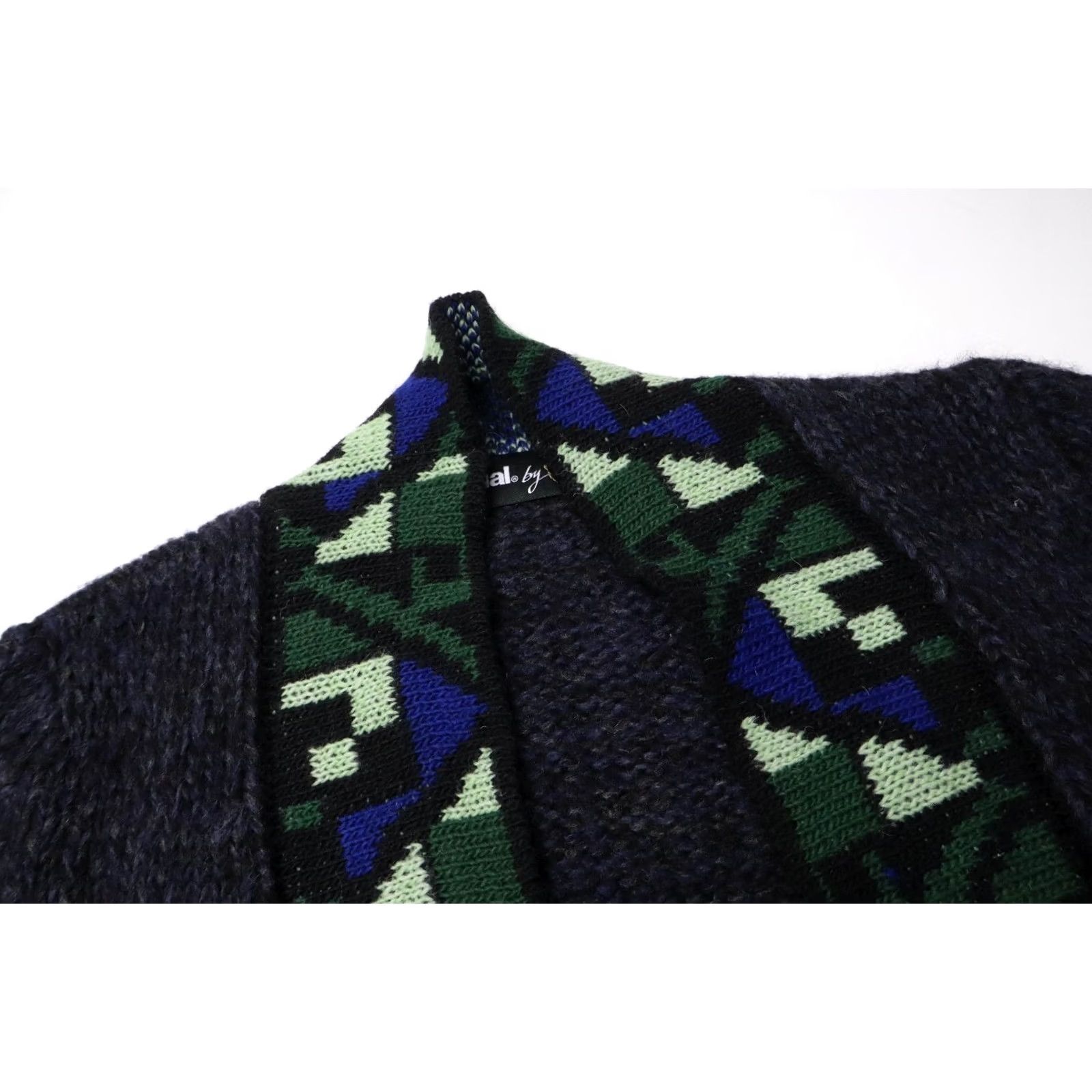 Desigual DESIGUAL Jumper Women's MEDIUM Open Front Cardigan Knitted Wool Blend Patterned Size M / US 6-8 / IT 42-44 - 4 Thumbnail
