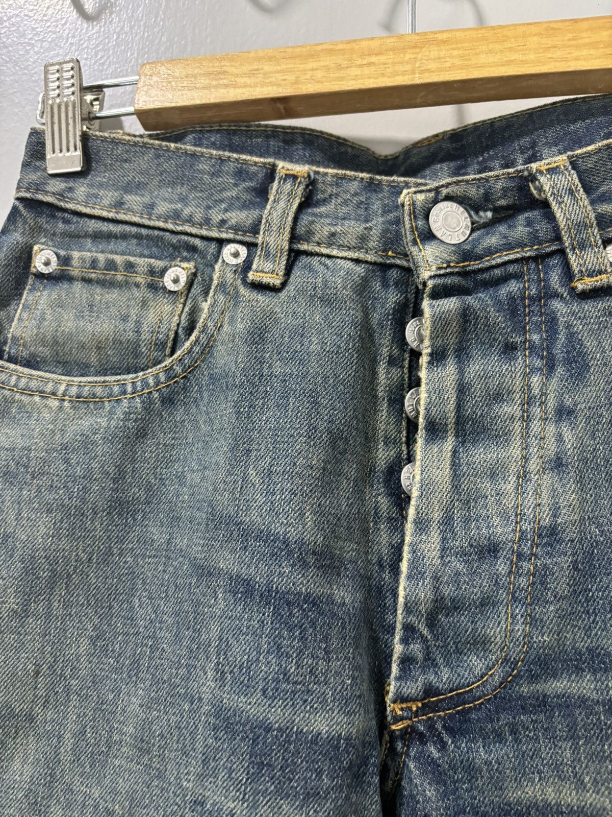 Helmut Lang × Vintage Grail 🔥 Iconic Helmut Lang denim 1999 Size US 28 / EU 44 - 3 Thumbnail