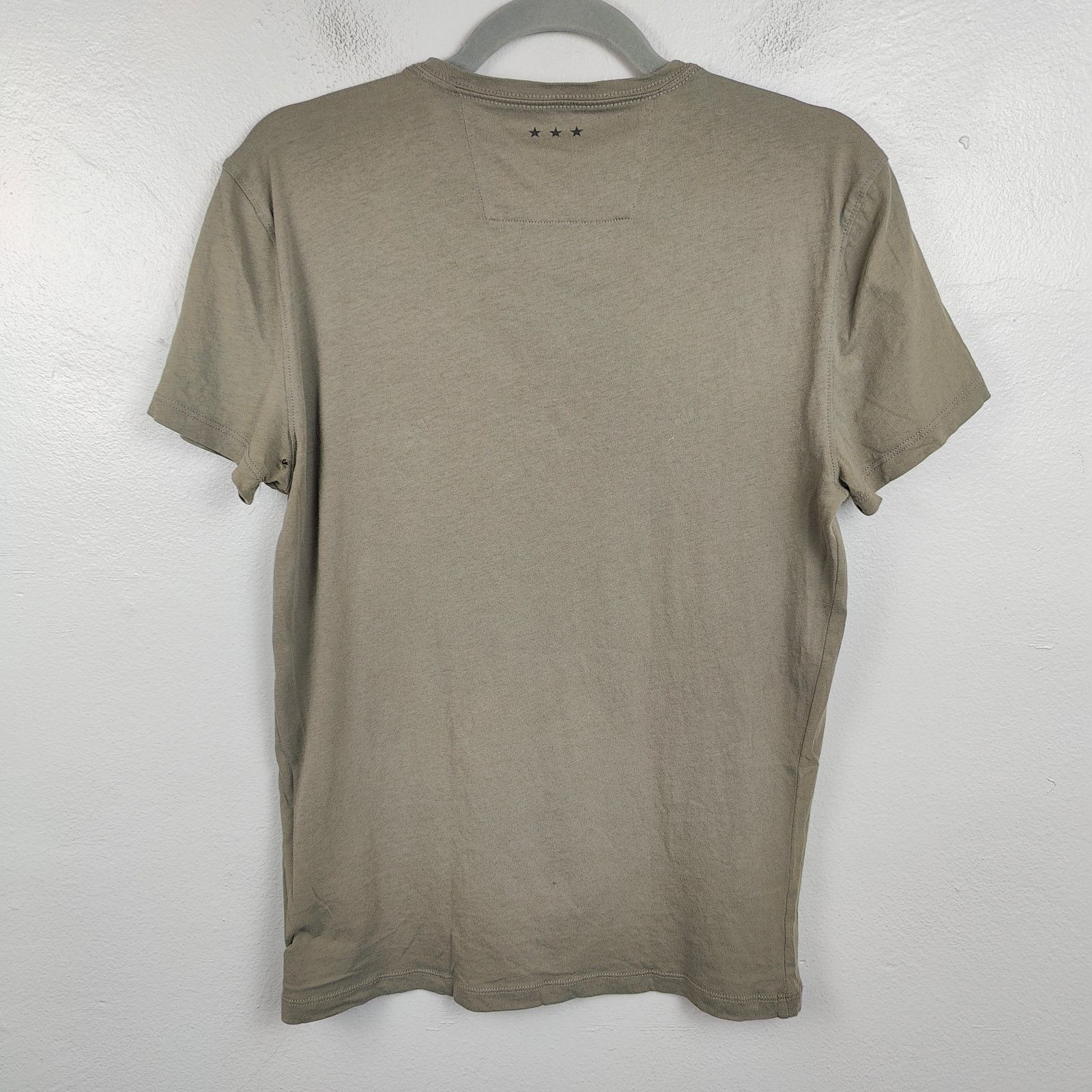 John Varvatos John Varvatos Skeleton American Flag T-Shirt Small Taupe Size US S / EU 44-46 / 1 - 3 Thumbnail