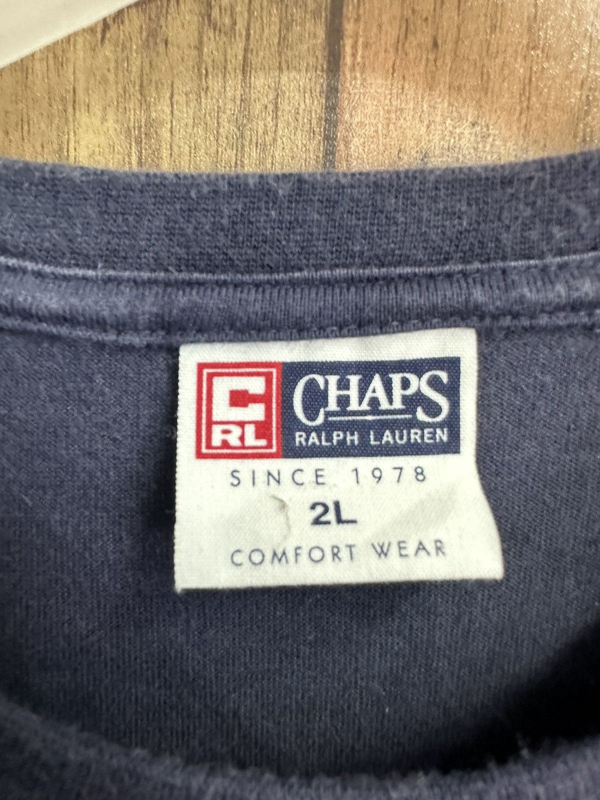 Chaps Ralph Lauren × Ralph Lauren Vintage Chaps Ralph Lauren Tshirt A408 Size US L / EU 52-54 / 3 - 7 Thumbnail