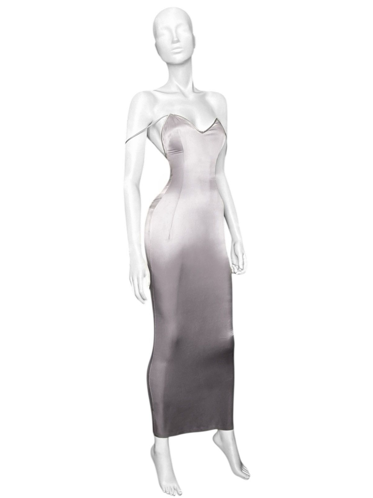 Dolce & Gabbana Dolce and Gabbana Runway F/W 2000 Silk Satin Maxi Dress. Size S / US 4 / IT 40 - 1 Thumbnail