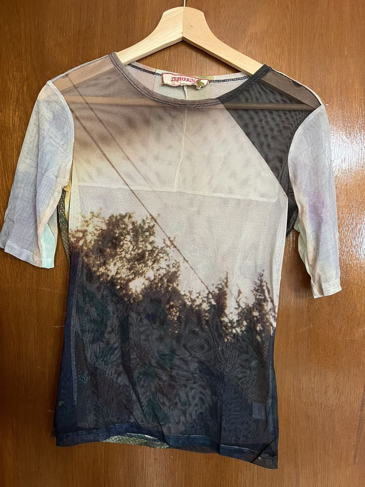 Other Zepherina Mesh Print Shirt Size ONE SIZE - 1 Thumbnail