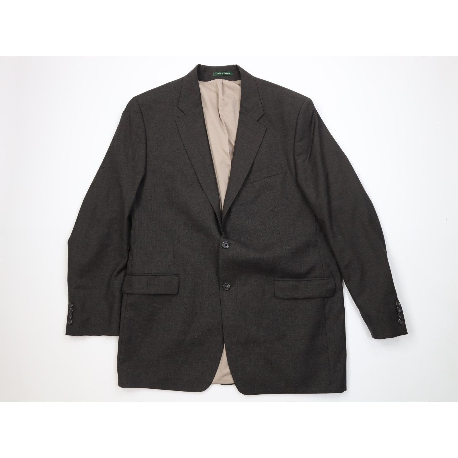 Polo Ralph Lauren Vintage 90s Ralph Lauren 2 Piece Suit Brown Plaid Size 46L - 2 Thumbnail