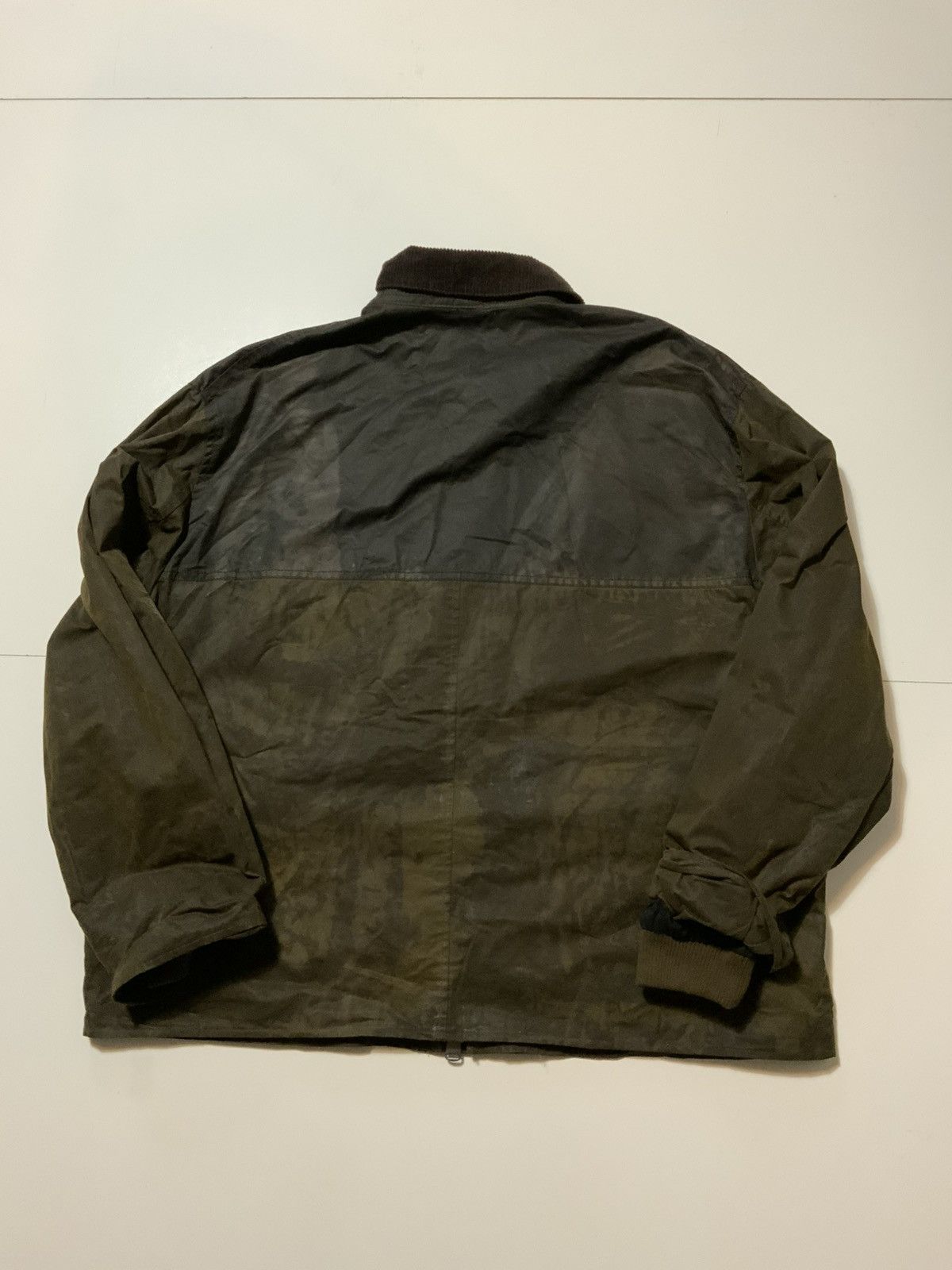 Zara Zara Work Wax Coated Field Corduroy Collar Utility Jacket Size US XL / EU 56 / 4 - 2 Thumbnail