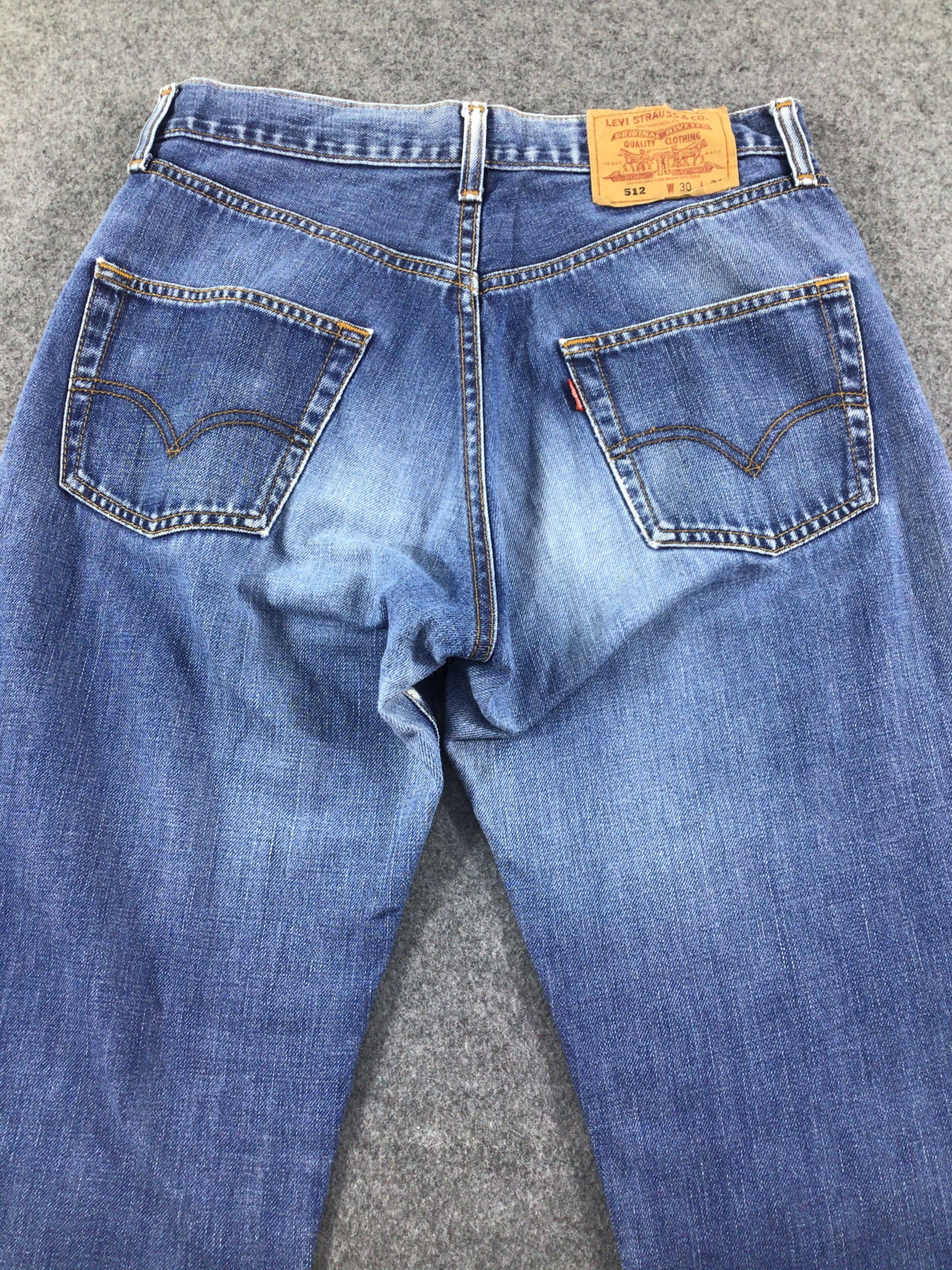 Levi's Vintage Blue Levis 512 Jeans-JM017 Size US 30 / EU 46 - 4 Thumbnail