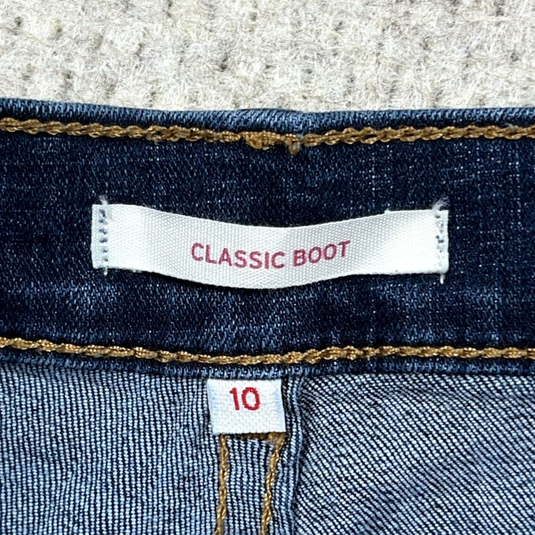 Levi's Levi'S Jeans Women 10 Classic Boot Cut Dark Wash Mid Rise Faded Stretch 30x32 Size 32" / US 10 / IT 46 - 4 Thumbnail