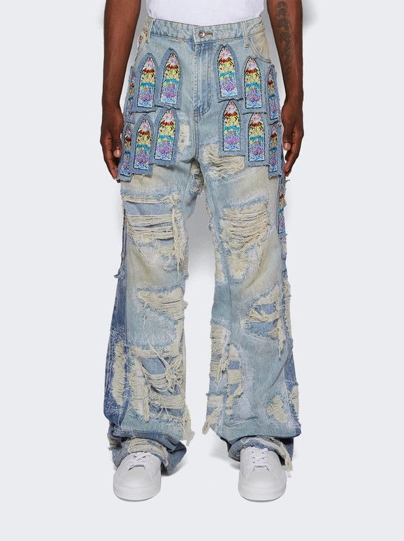 Who Decides War o1gr1nt0525 Coliseum Fusion Denim in Sky Size US 26 / EU 42 - 3 Thumbnail