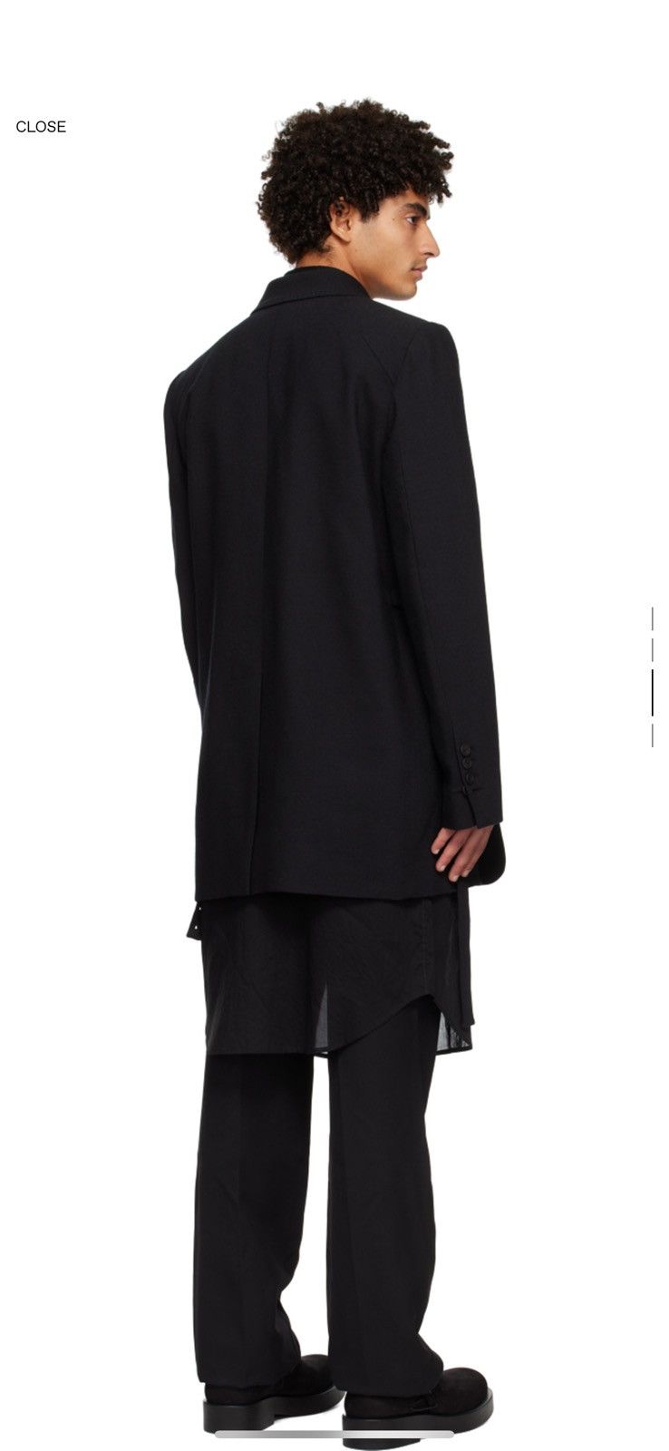 Ann Demeulemeester Ann Demeulemeester Gerard Blazer Size 50L - 7 Thumbnail