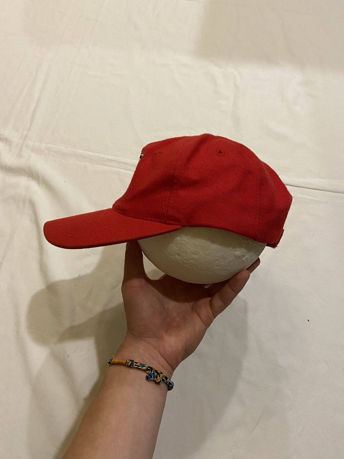 Ferrari × Vintage Vintage Ferrari red 90’s Y2K racing streetwear hat cap f-1 Size ONE SIZE - 2 Thumbnail