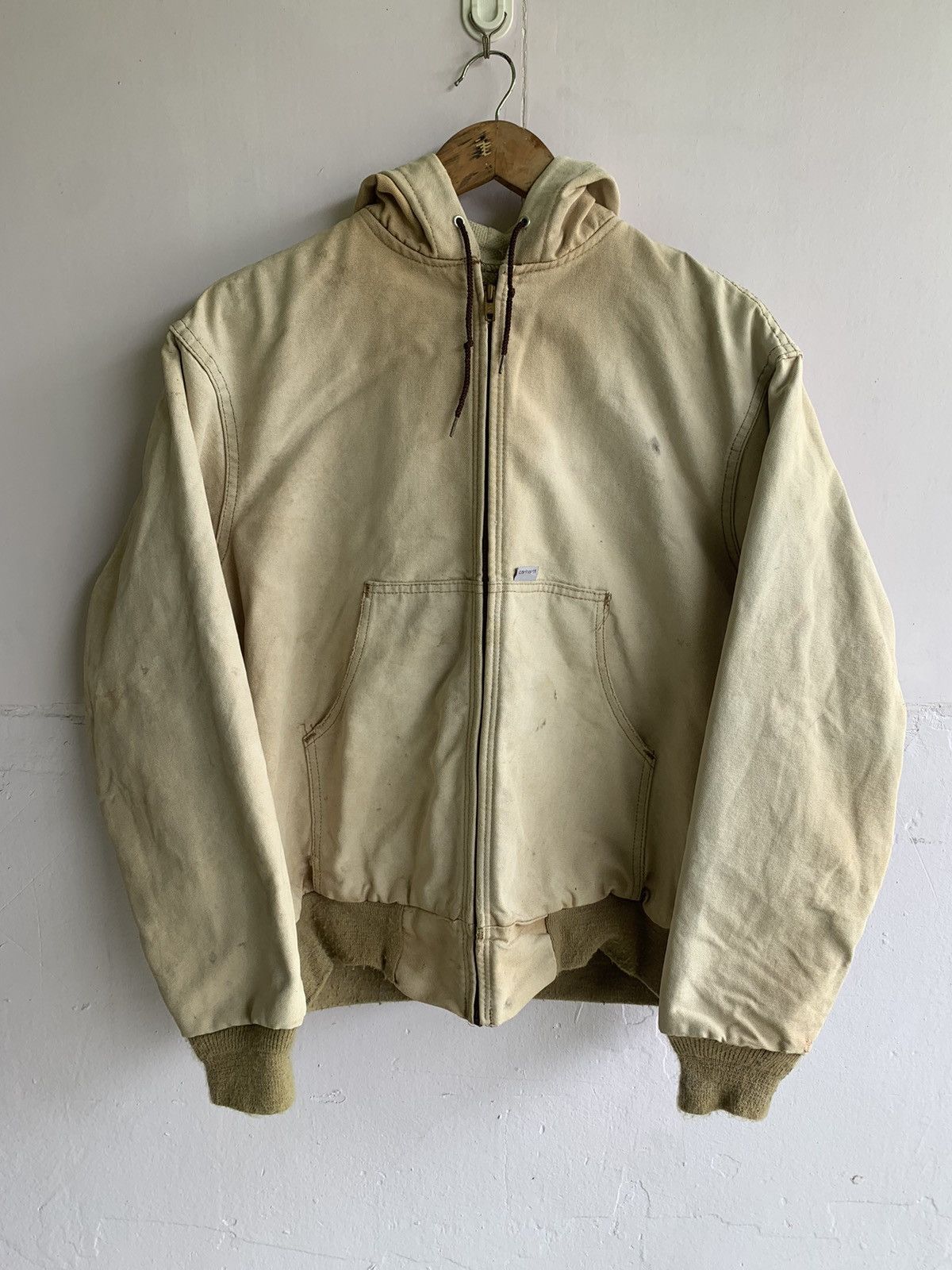 Carhartt 💥Vintage 80s Carhartt Sun Faded Canvas Jacket Size US L / EU 52-54 / 3 - 2 Thumbnail