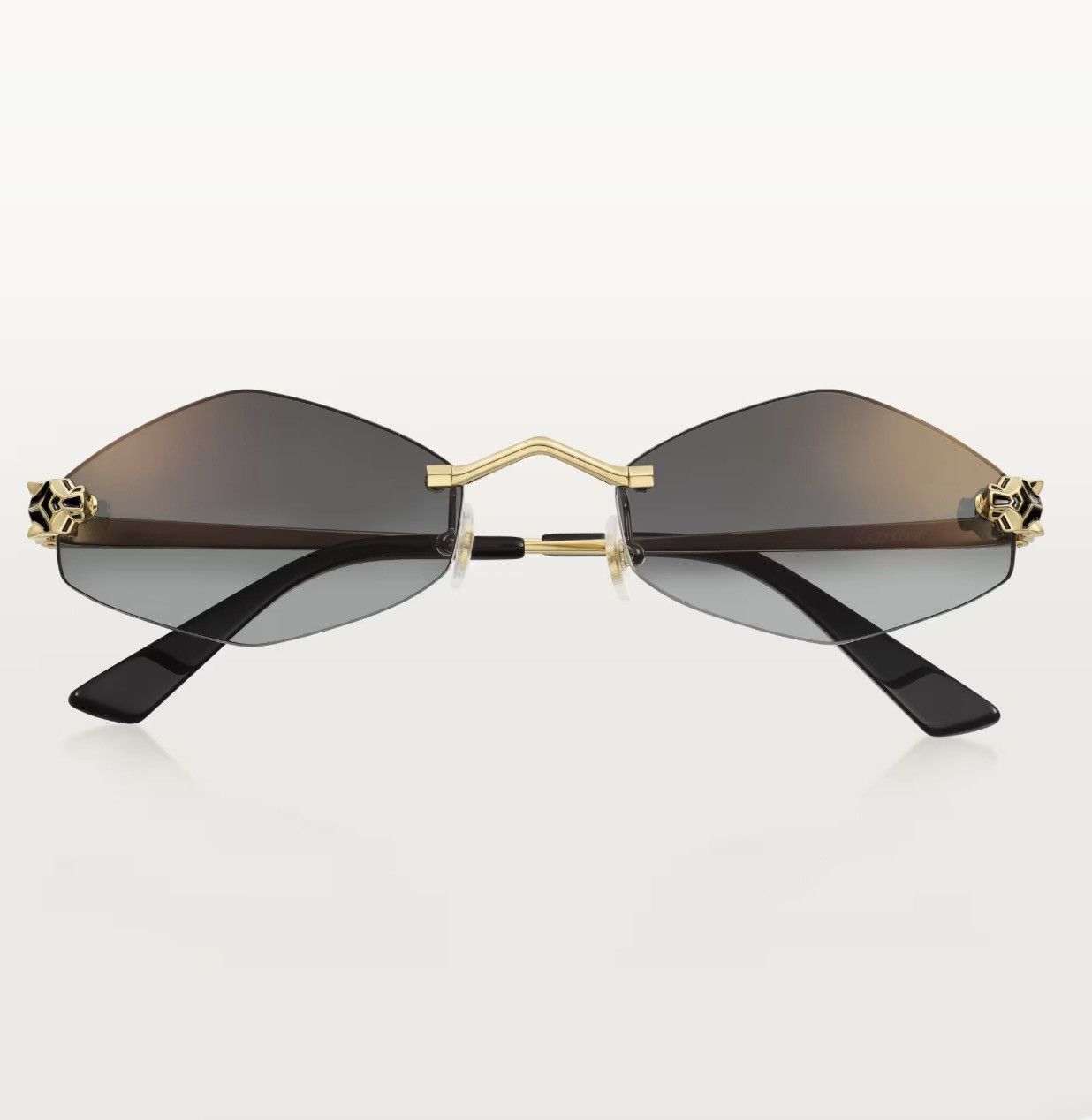 Cartier PANTHÈRE DE CARTIER SUNGLASSES with Gold Temples Size ONE SIZE - 3 Thumbnail