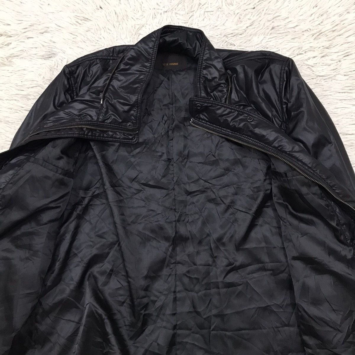 Issey Miyake × Tete Homme × Vintage Tete Homme Nylon Puffer Down Jacket Size US M / EU 48-50 / 2 - 11 Thumbnail
