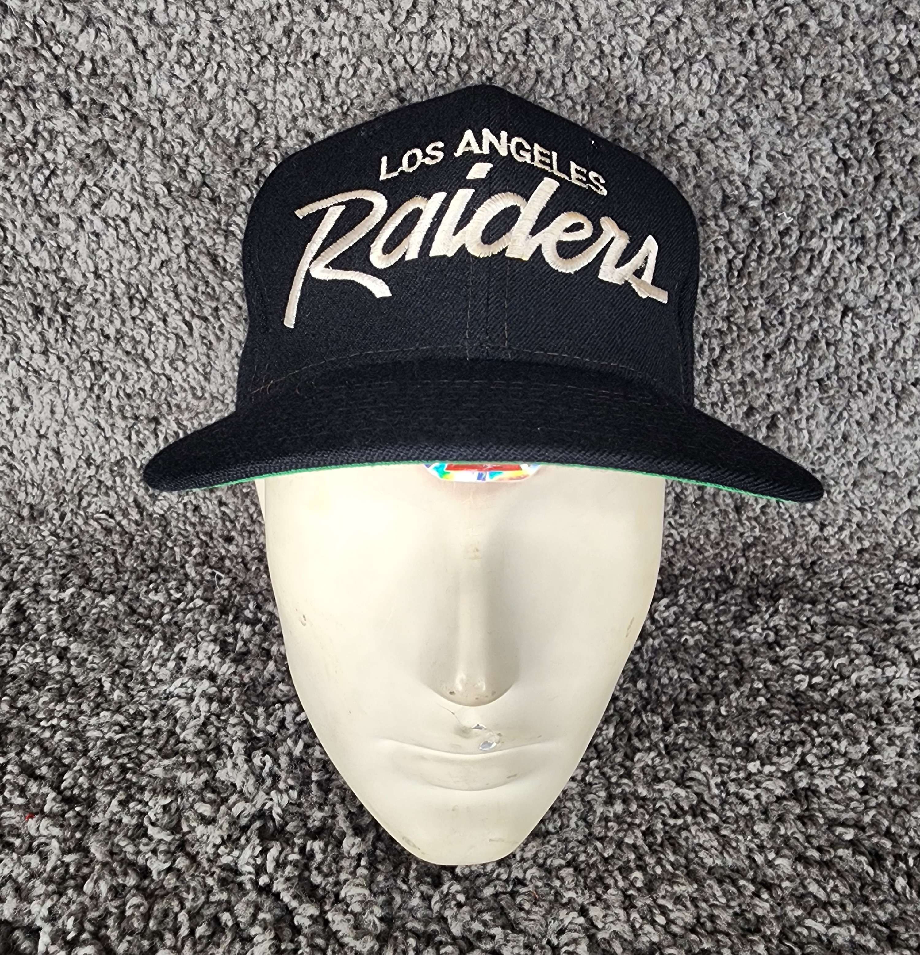 NFL Vintage NFL Raiders script sport specialties snapback Size ONE SIZE - 1 Thumbnail