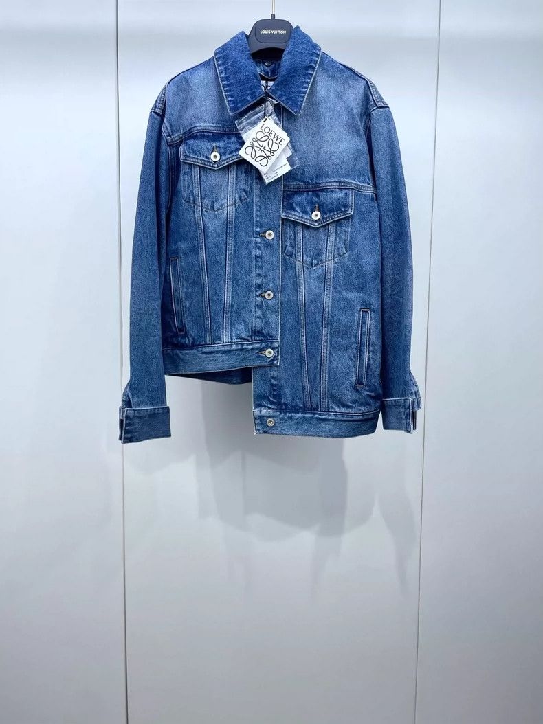 LOEWE Unruly casual denim jacket