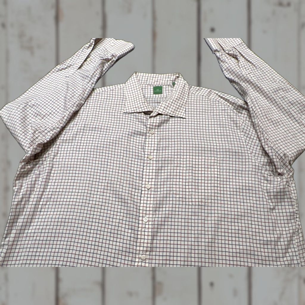 Sid Mashburn Sid Mashburn Plaid Handmade Shirt Men's 2XL Oxford Preppy Button Down Size US XXL / EU 58 / 5 - 1 Thumbnail