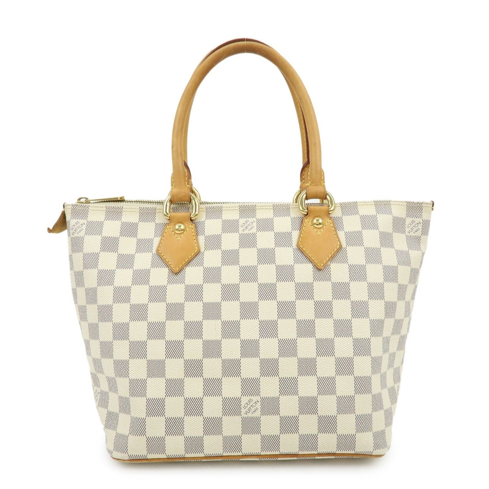 Louis Vuitton Louis Vuitton Damier Azur Saleya PM Tote White Size ONE SIZE - 1 Thumbnail