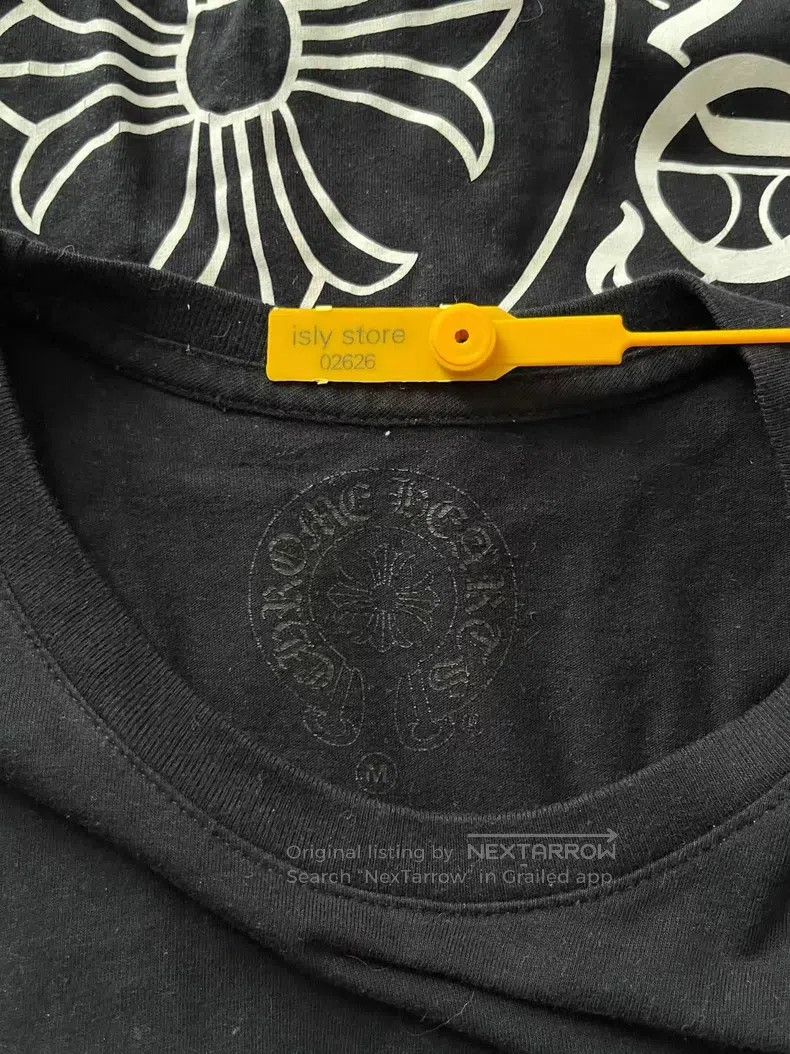 Chrome Hearts CHROME HEARTS Size M Cross flower arm horseshoe printed lon Size US M / EU 48-50 / 2 - 4 Thumbnail