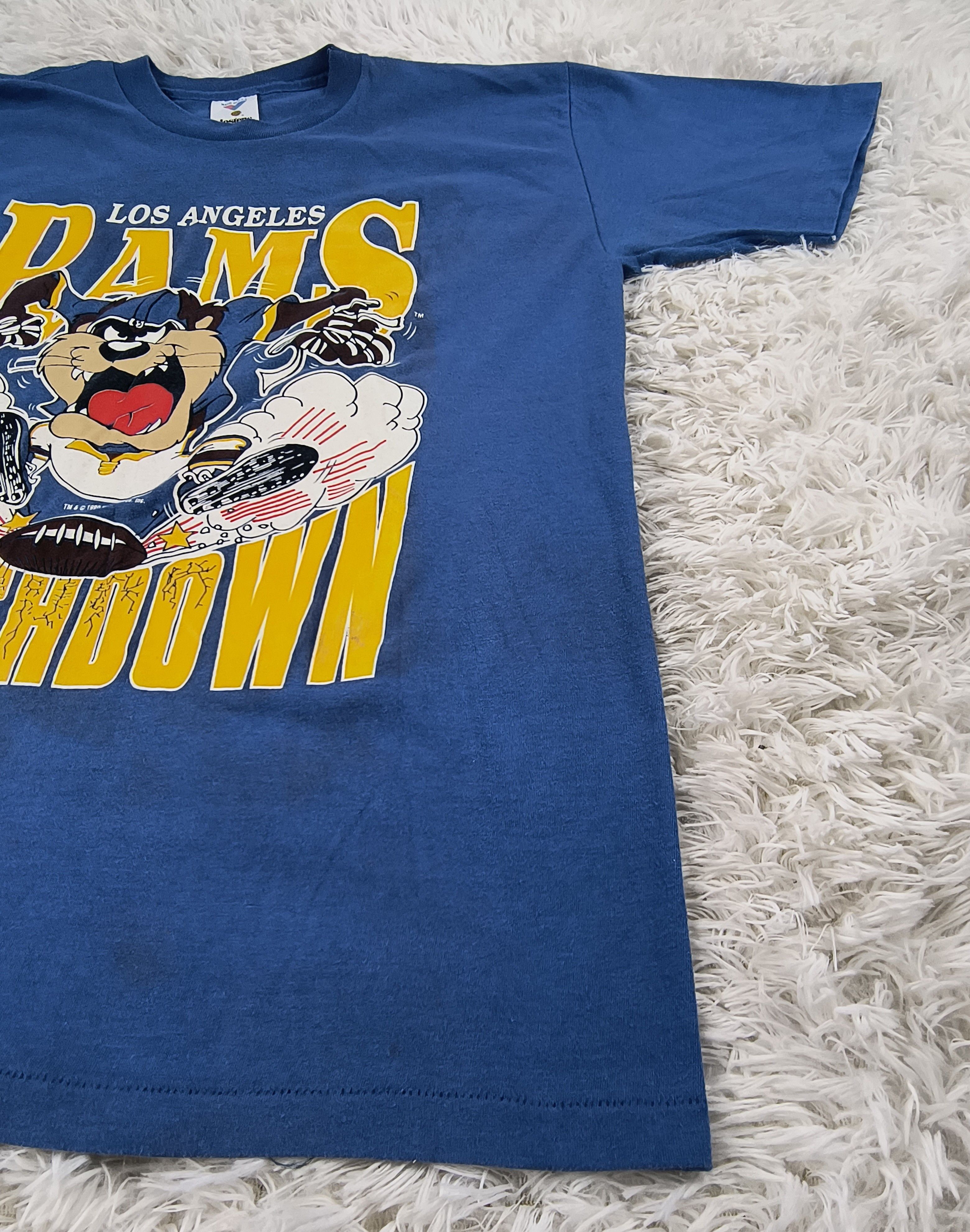 Warner Bros Vintage LA Rams Taz 1990 tee Size US M / EU 48-50 / 2 - 4 Thumbnail