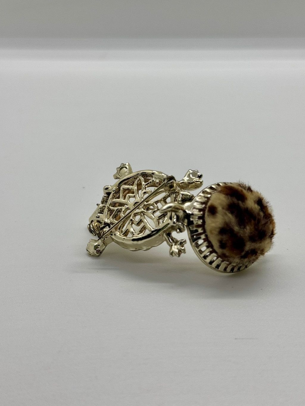 Other Vintage Turtle Trinket Box Brooch 1960's Hinged Opening Size ONE SIZE - 6 Thumbnail