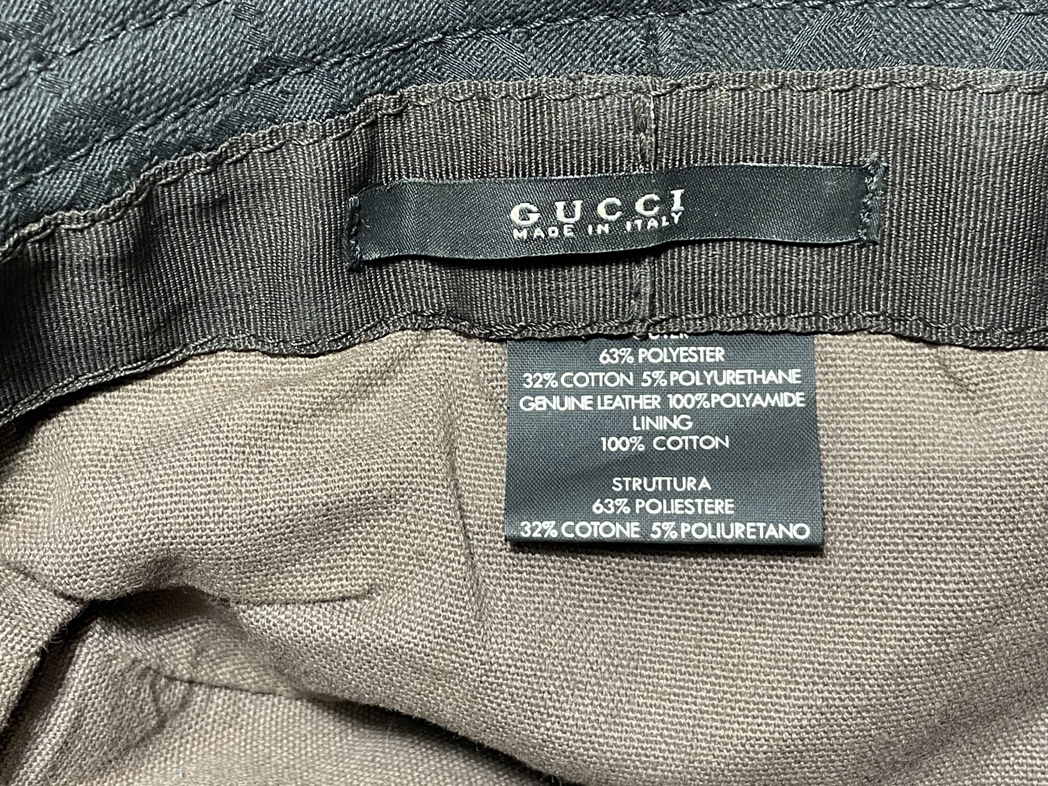 Gucci gucci monogram vintage bucket hat Size ONE SIZE - 5 Thumbnail