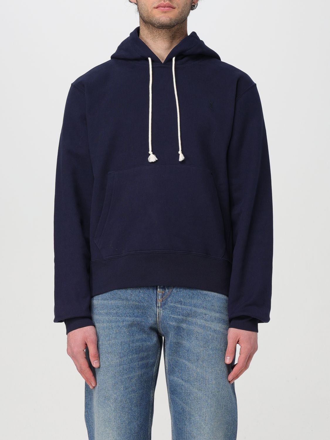 image of Saint Laurent Paris Saint Laurent Sweatshirt Men Blue (Size XL)