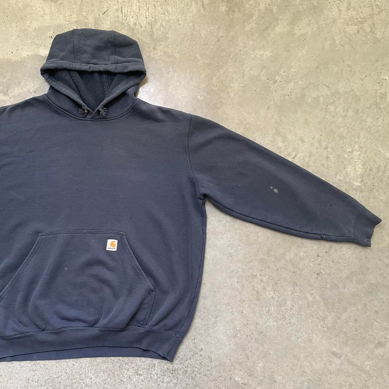 Carhartt Vintage Carhartt Navy Hoodie Size US L / EU 52-54 / 3 - 3 Thumbnail