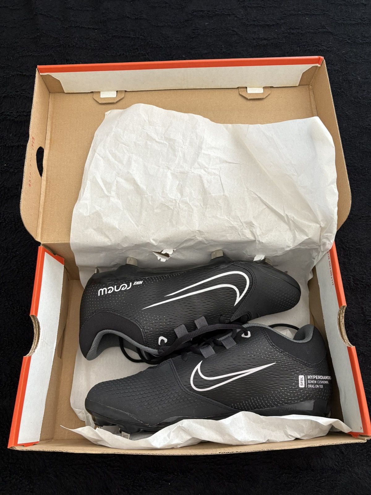 Nike Nike Women’s Hyper Diamond 4 Pro Softball Metal Spike Cleats Size US 9.5 / IT 39.5 - 5 Thumbnail