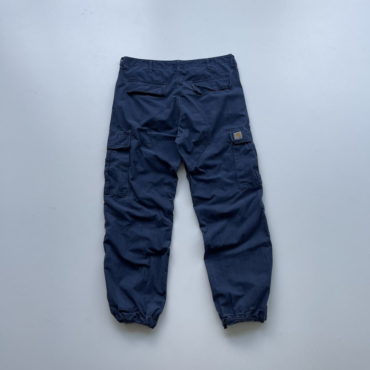 Carhartt Wip Carhartt WIP Regular Fit Cargo Baggy Pants Washed Blue Size US 38 / EU 54 - 3 Thumbnail