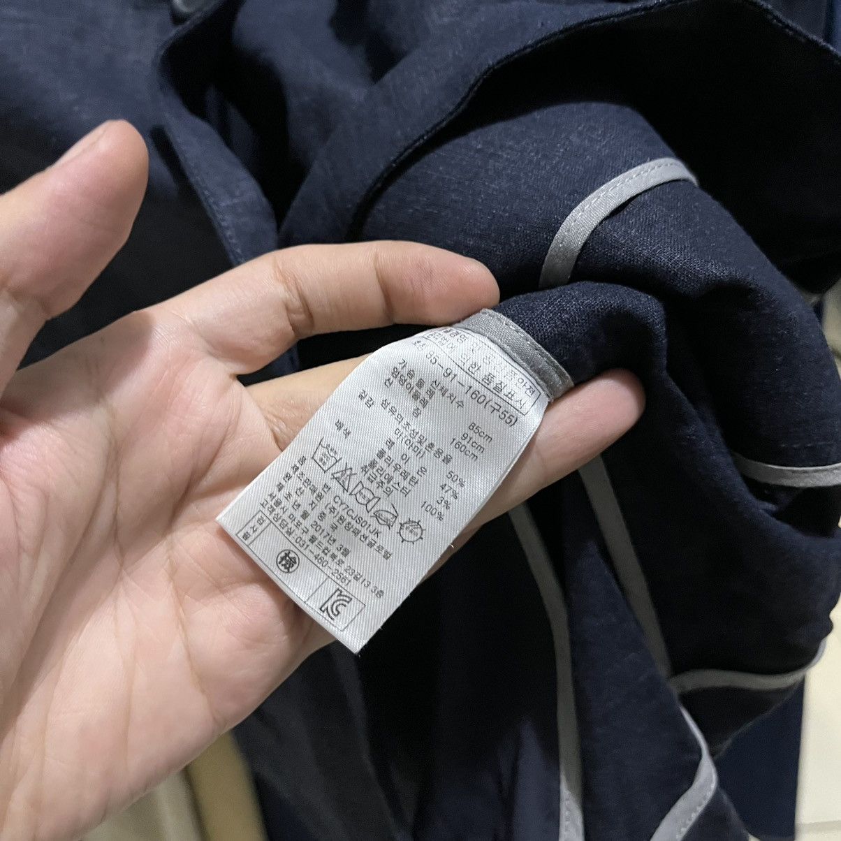 Hussein Chalayan Chalayan Navy Pleated Back Blazer – BNWT Size M / US 6-8 / IT 42-44 - 6 Thumbnail