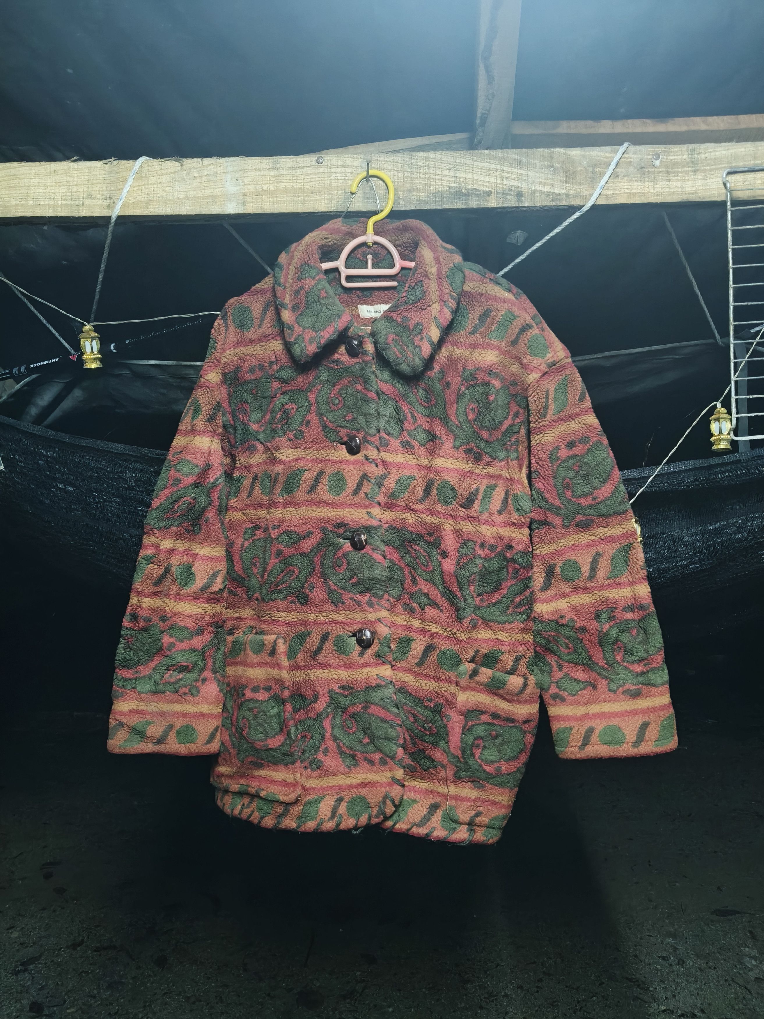 Vintage Vintage MILANO SPORT SHERPA JACKET Size US L / EU 52-54 / 3 - 1 Thumbnail