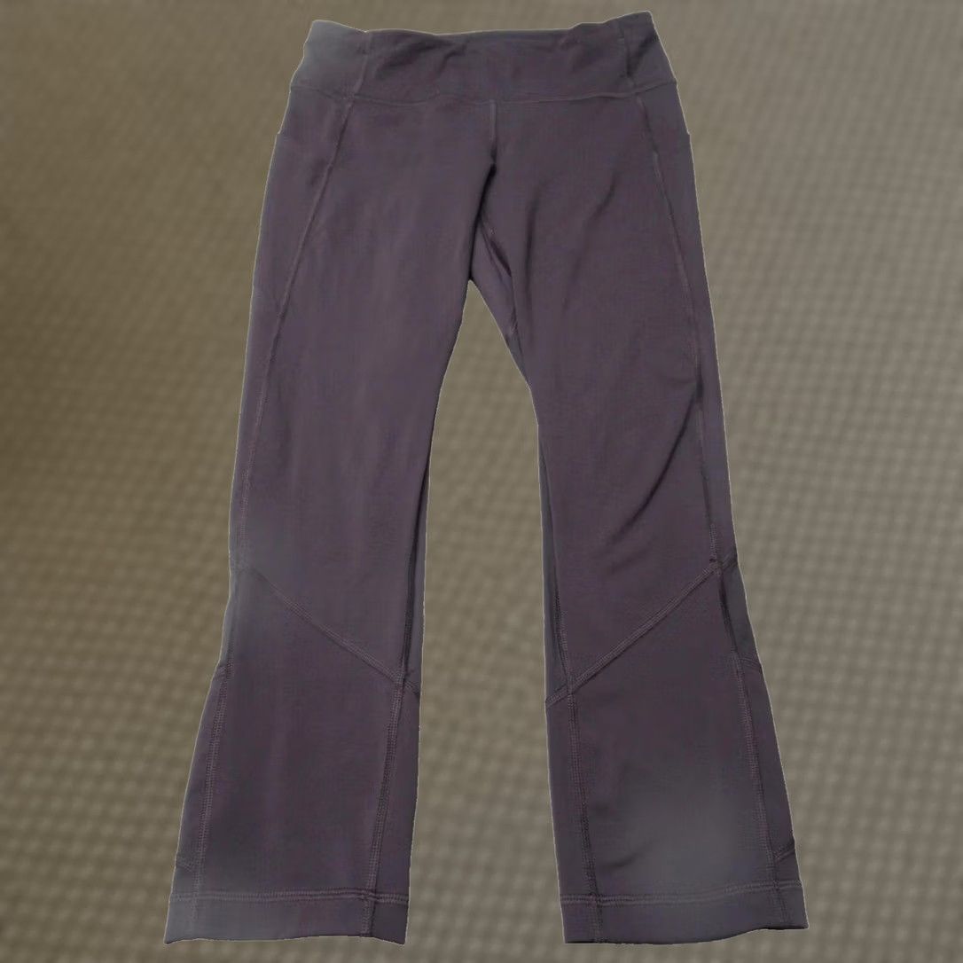 Lululemon Lululemon Legging Womens 4 Purple Pace Rival Crop Stash Pocket Pull on Size 27" / US 4 / IT 40 - 1 Thumbnail
