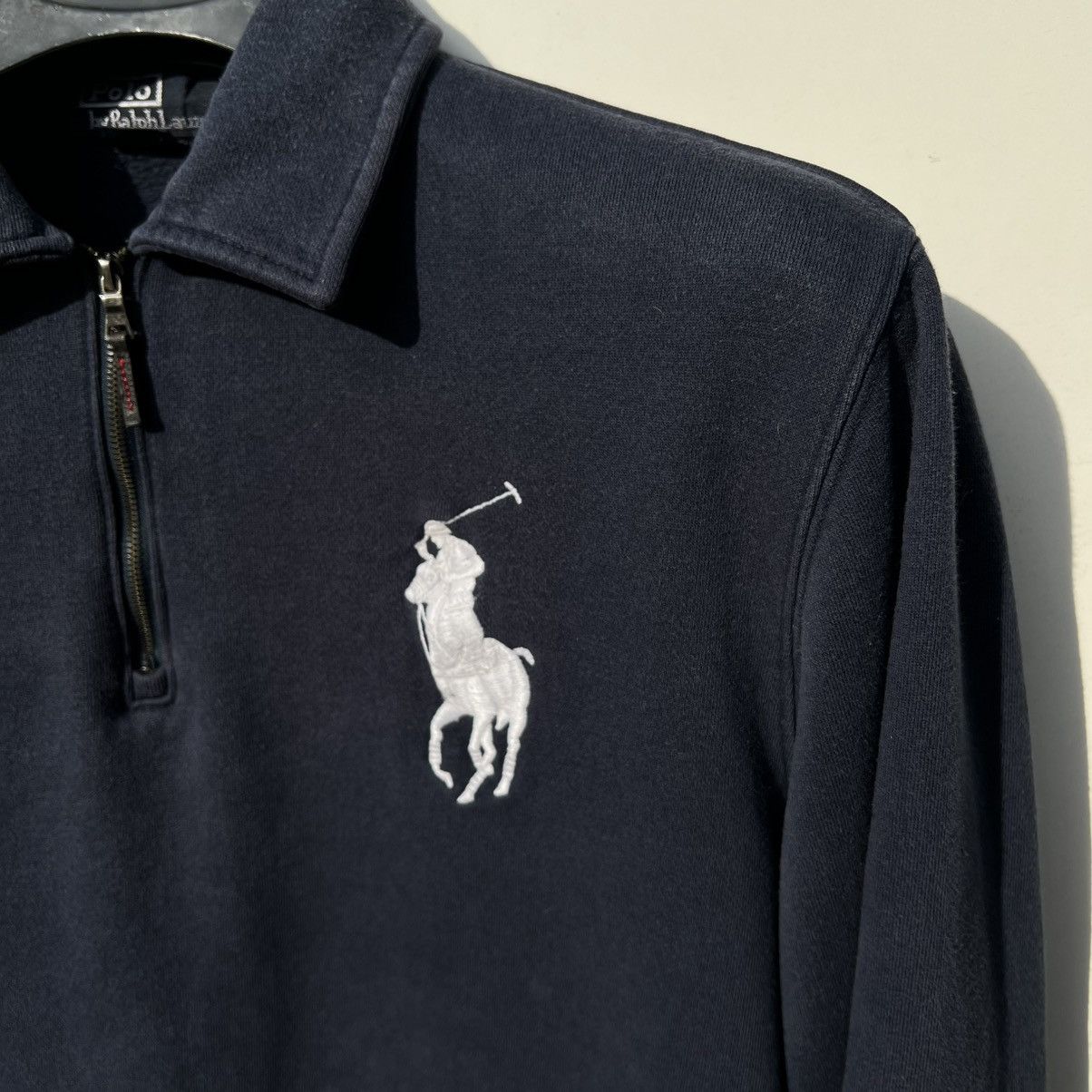 Polo Ralph Lauren Polo Ralph Lauren 1/4 zip hoodie vintage Size US L / EU 52-54 / 3 - 3 Thumbnail