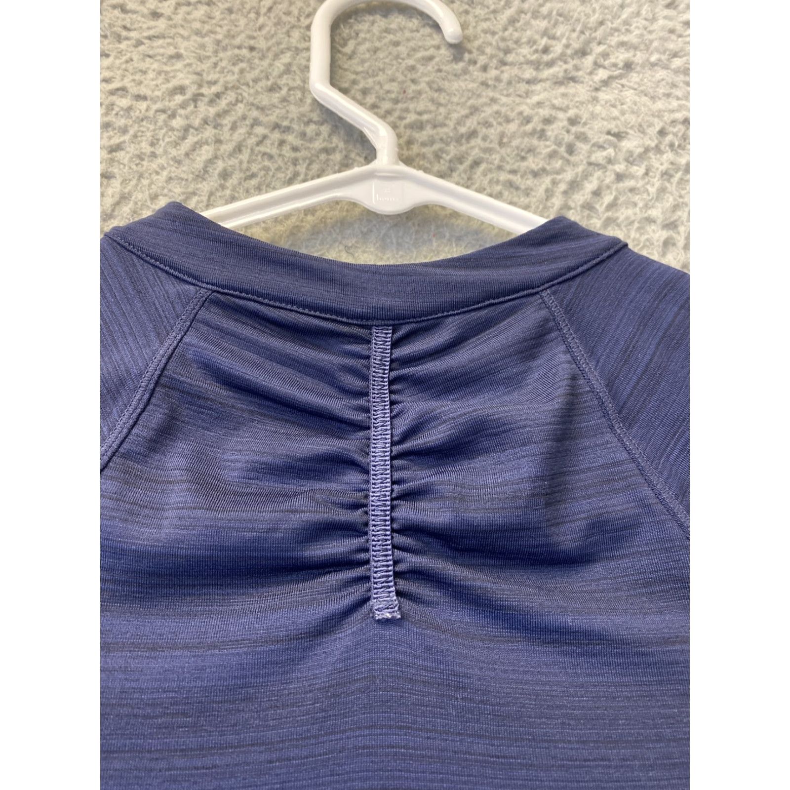 Athleta Athleta Shirt Women XS Navy Jet Stripe Track Pullover Activewear Size XS / US 0-2 / IT 36-38 - 8 Thumbnail