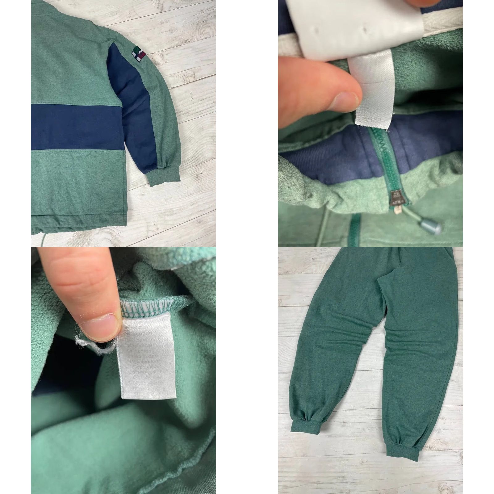 Lacoste Lacoste Tracksuit Jacket And Sweatpants 90s Men Size L green - Jacket - 2 Piece - Regular - Logo - Activewear - Tennis - Vintage: No - 90s Theme - Men Size 42R - 10 Thumbnail