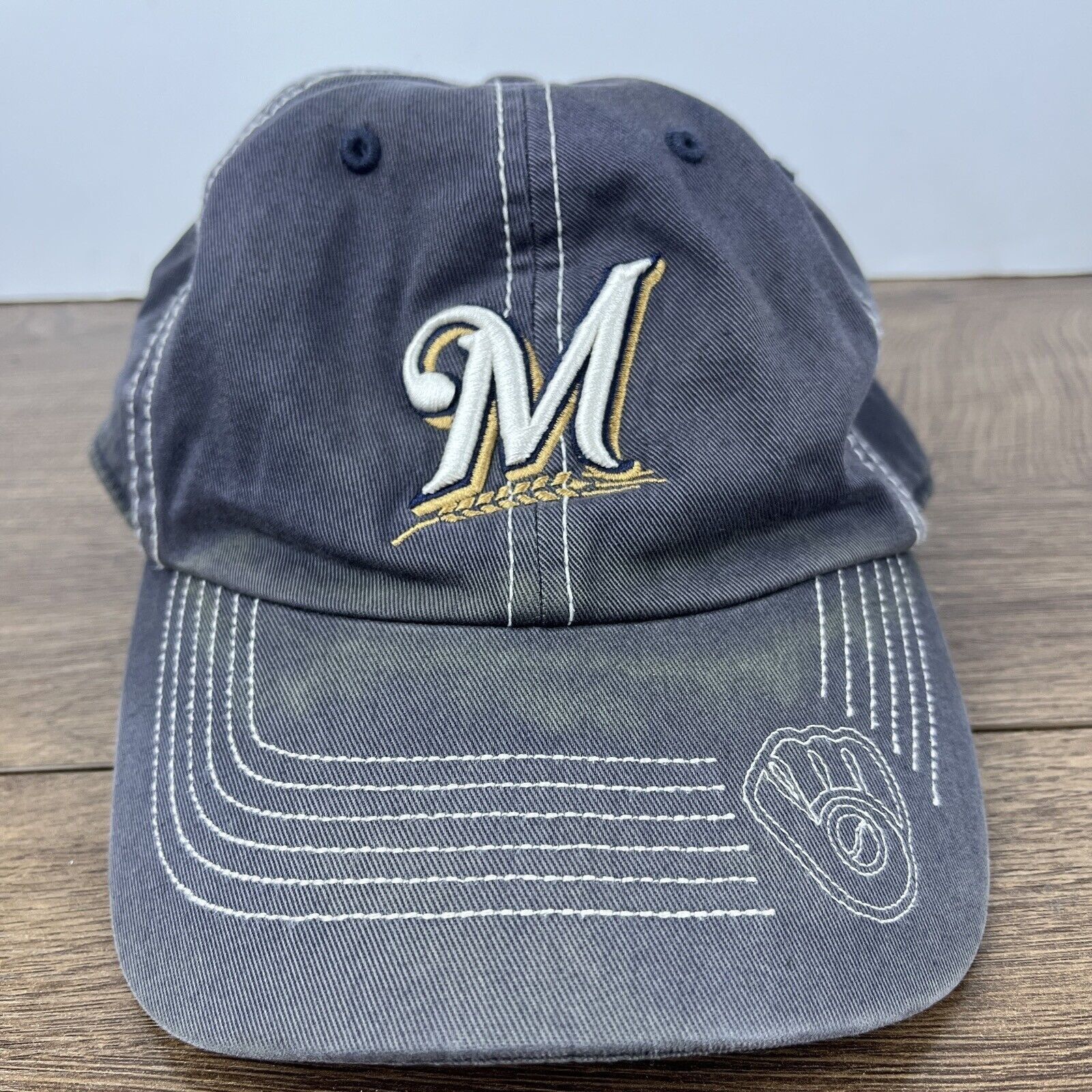 Other Milwaukee Brewers Hat Twins Enterprise Hat Gray Adjustable A Size ONE SIZE - 2 Thumbnail