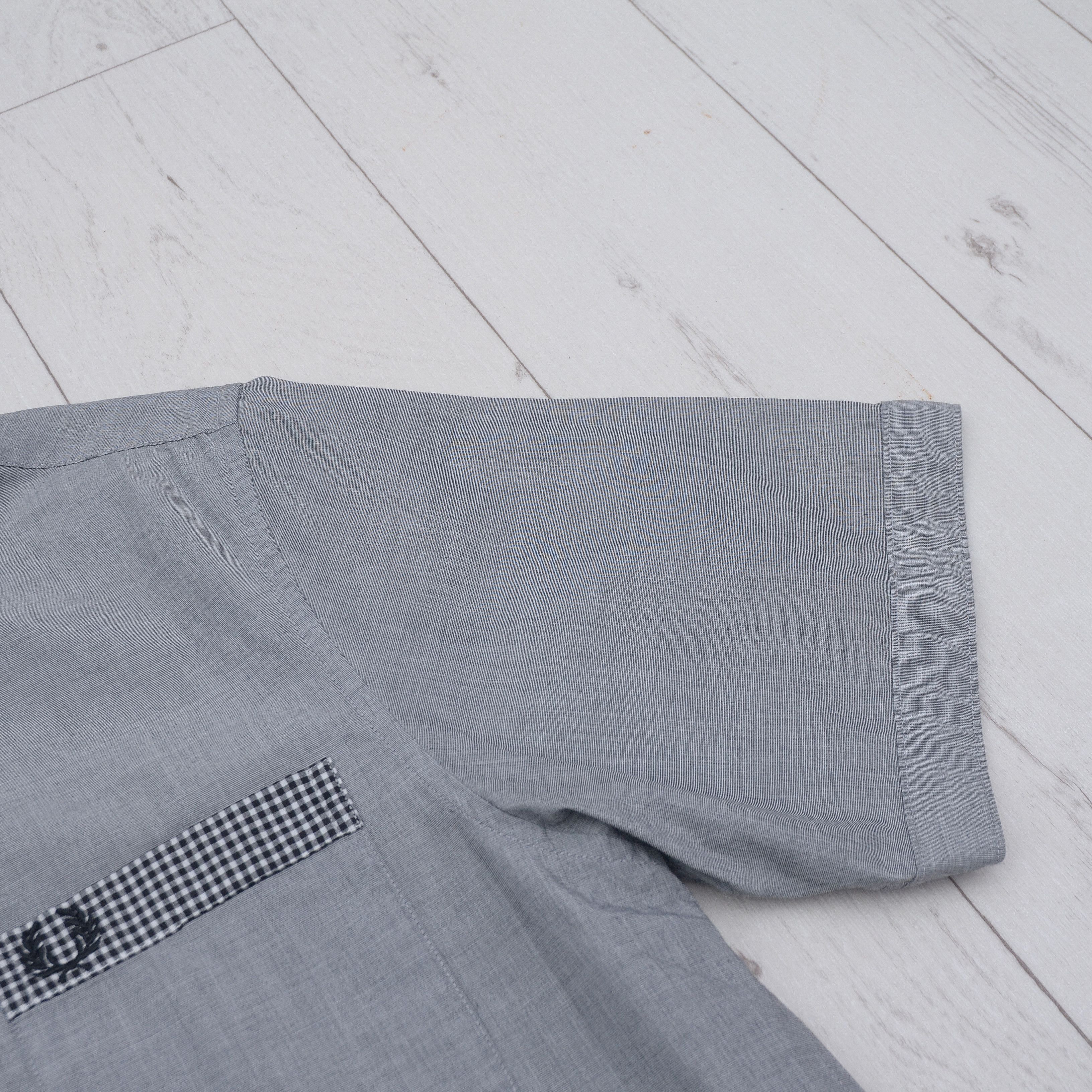 Fred Perry Fred Perry Shirt Medium Gray Check Short Sleeve Casual Size US M / EU 48-50 / 2 - 6 Thumbnail