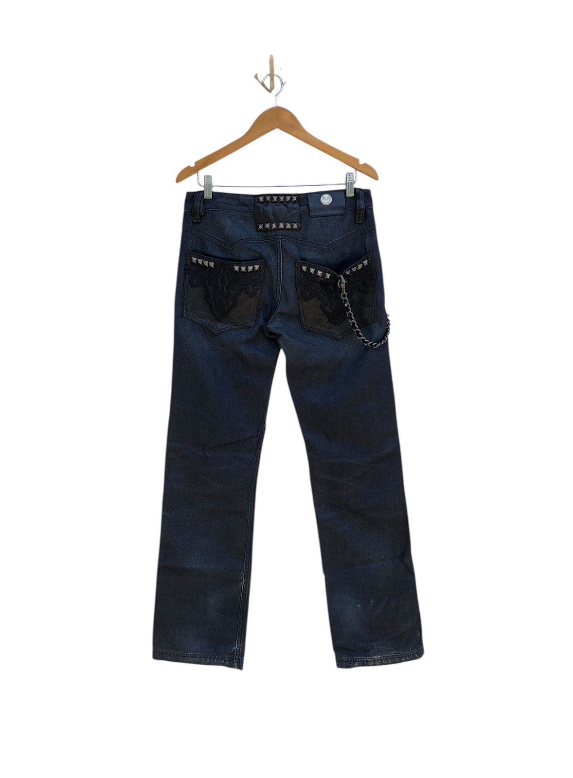 ANTIK Stud Denim/Leather With Lanyard
