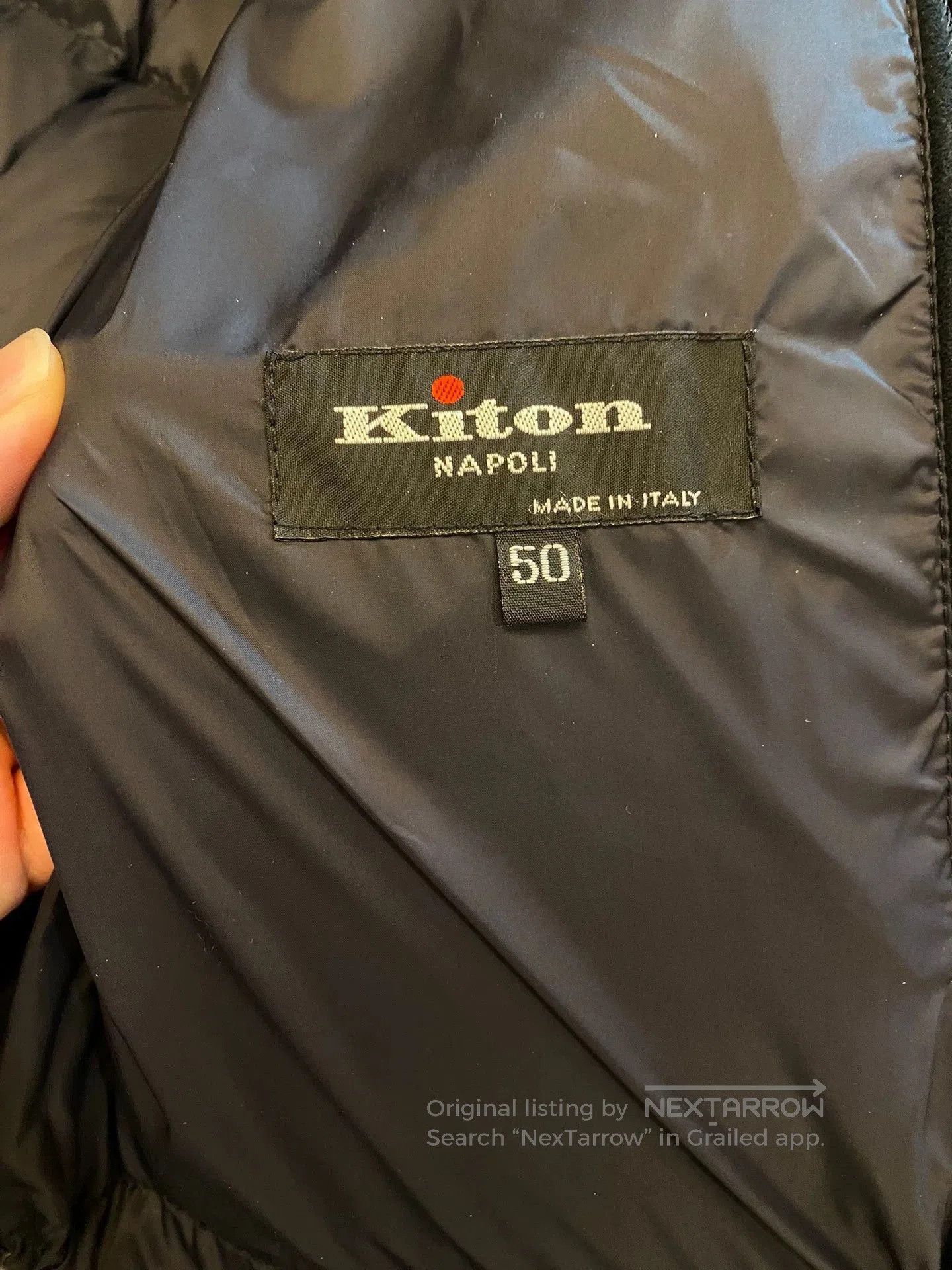 Kiton Black Hooded Puffer Parka . Size US M / EU 48-50 / 2 - 4 Thumbnail