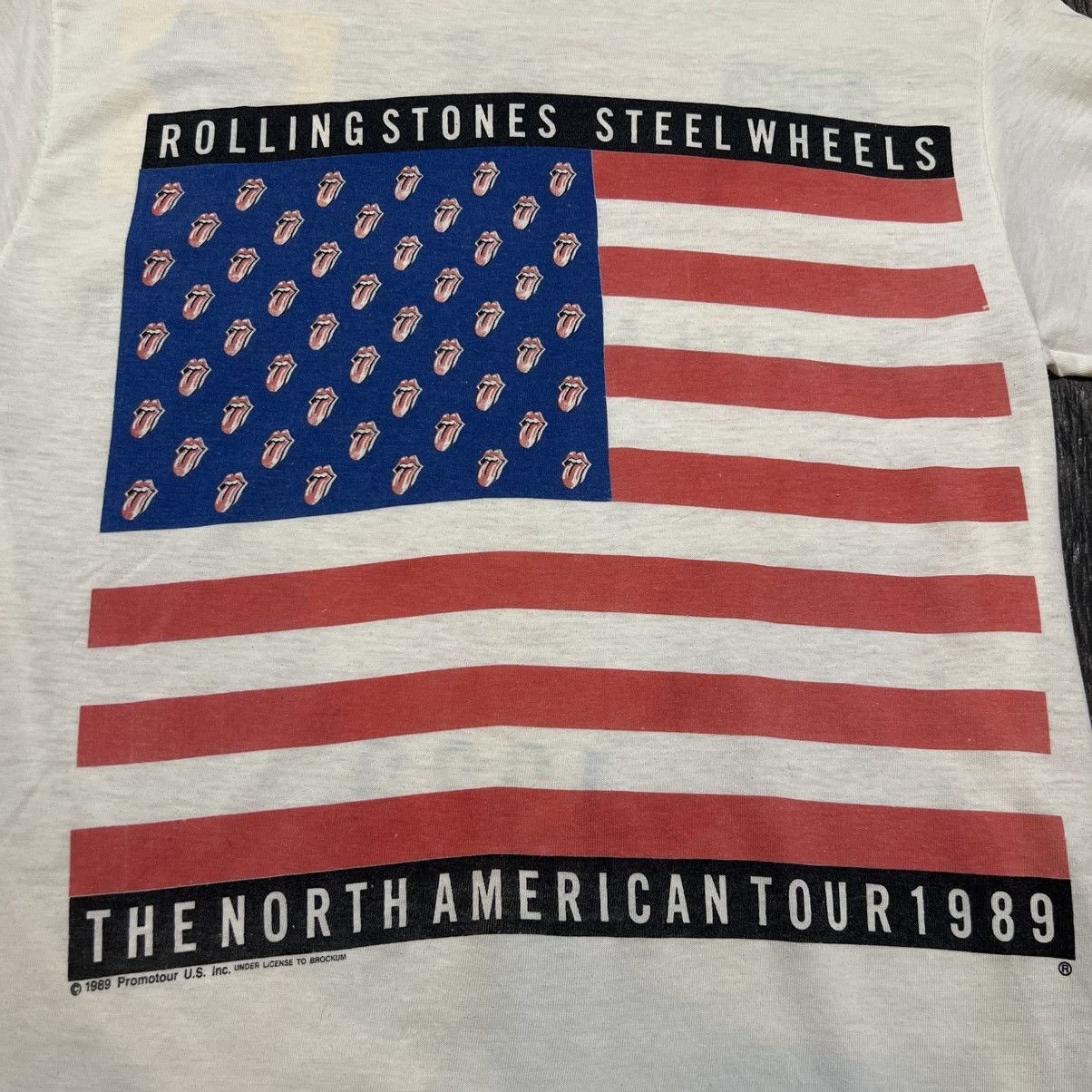 Vintage 1989 rolling stones north american tour t shirt Size US M / EU 48-50 / 2 - 2 Thumbnail